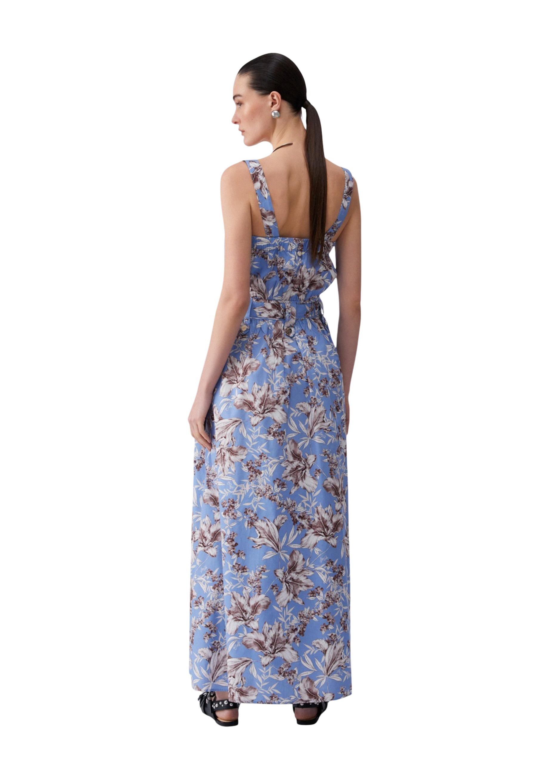 Рокля Liu Jo с флорални мотиви и презрамки