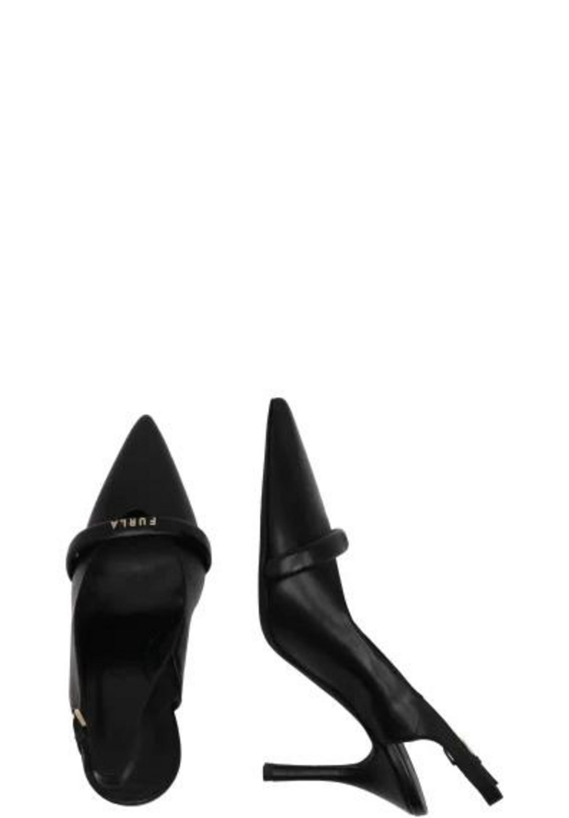 Furla kožené lodičky na vysokom podpätku