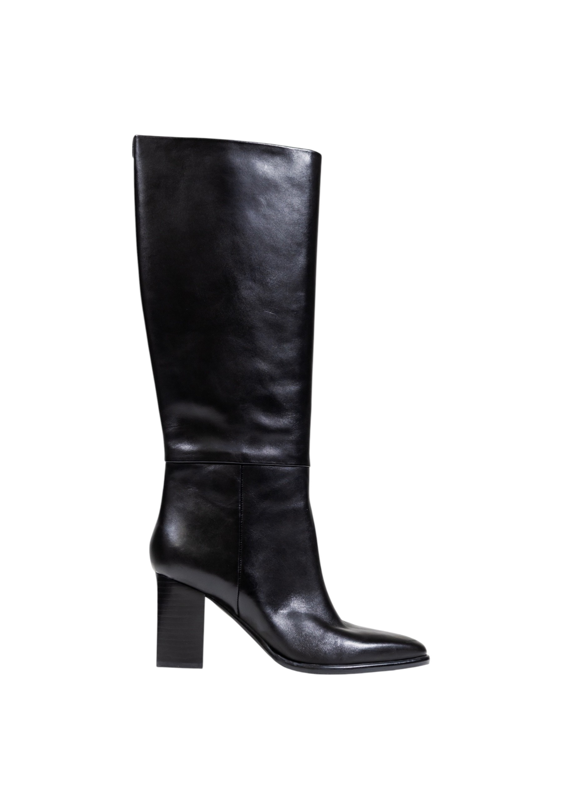 Kožené holínky Guess na podpatku