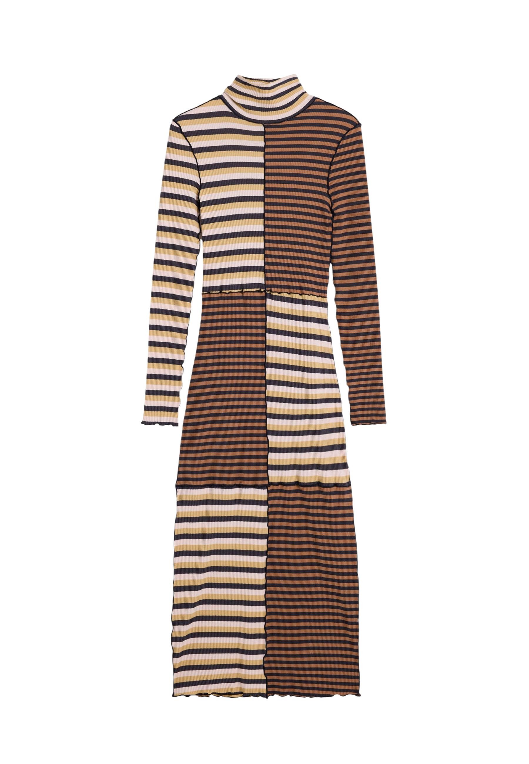 Desigual pruhované midi šaty