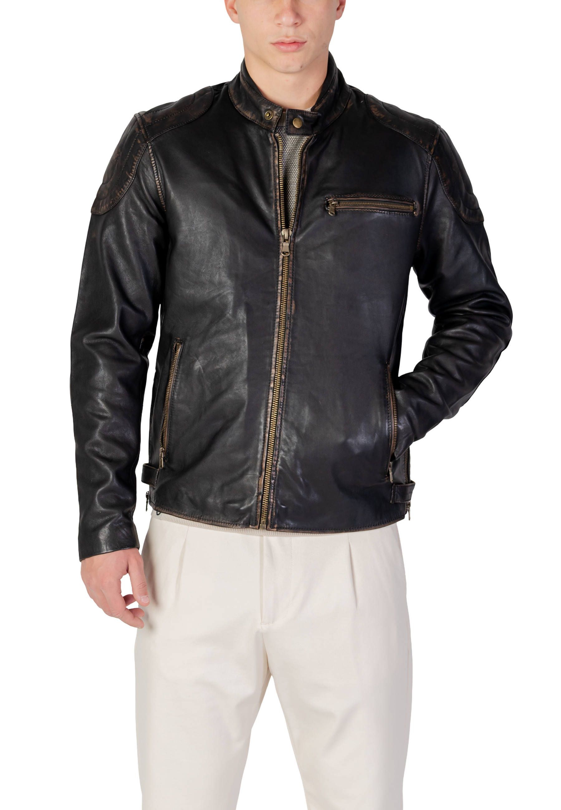 Kožená bunda Yos Giacca Uomo