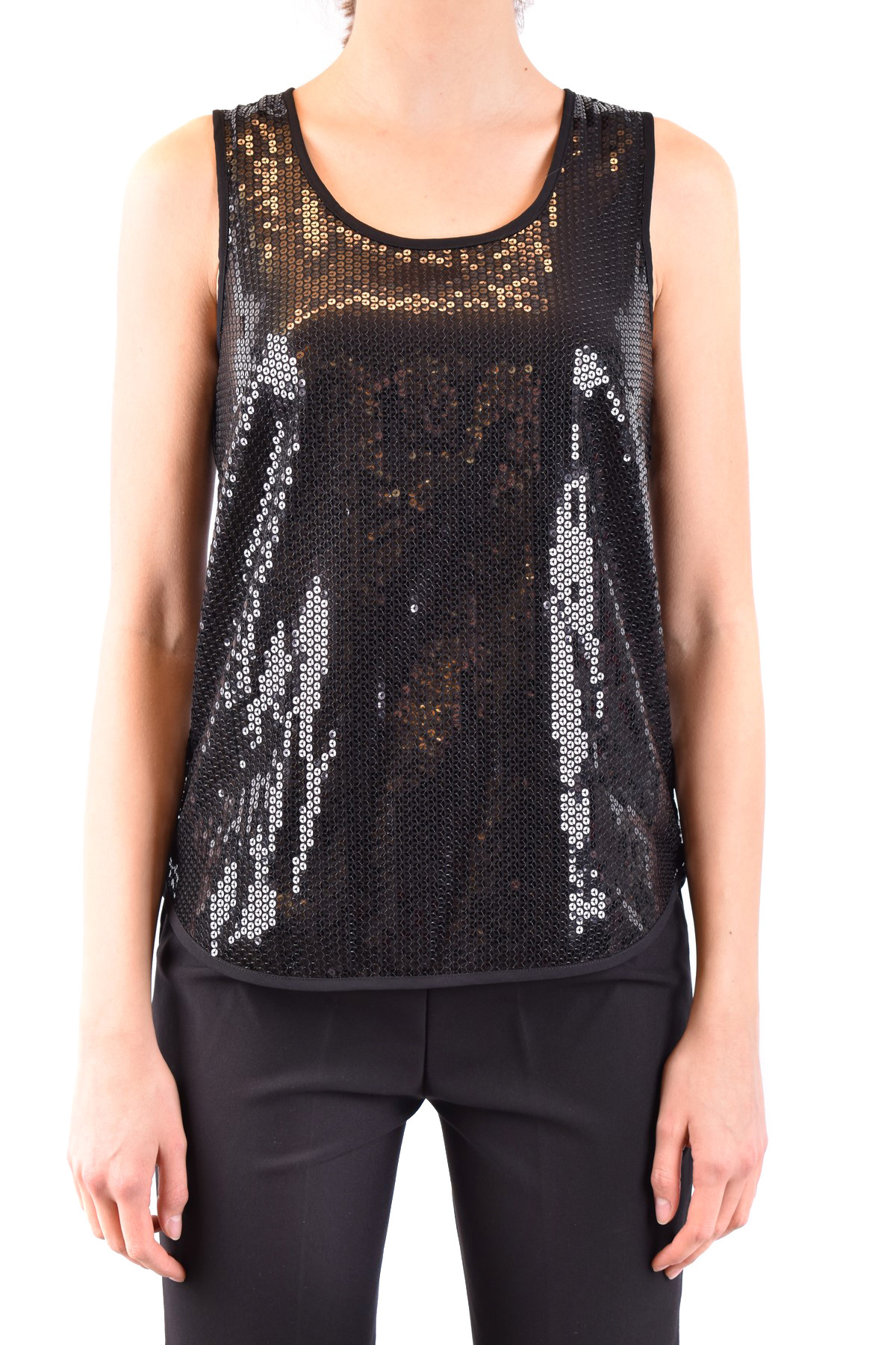 Flitrovaný top bez rukávů