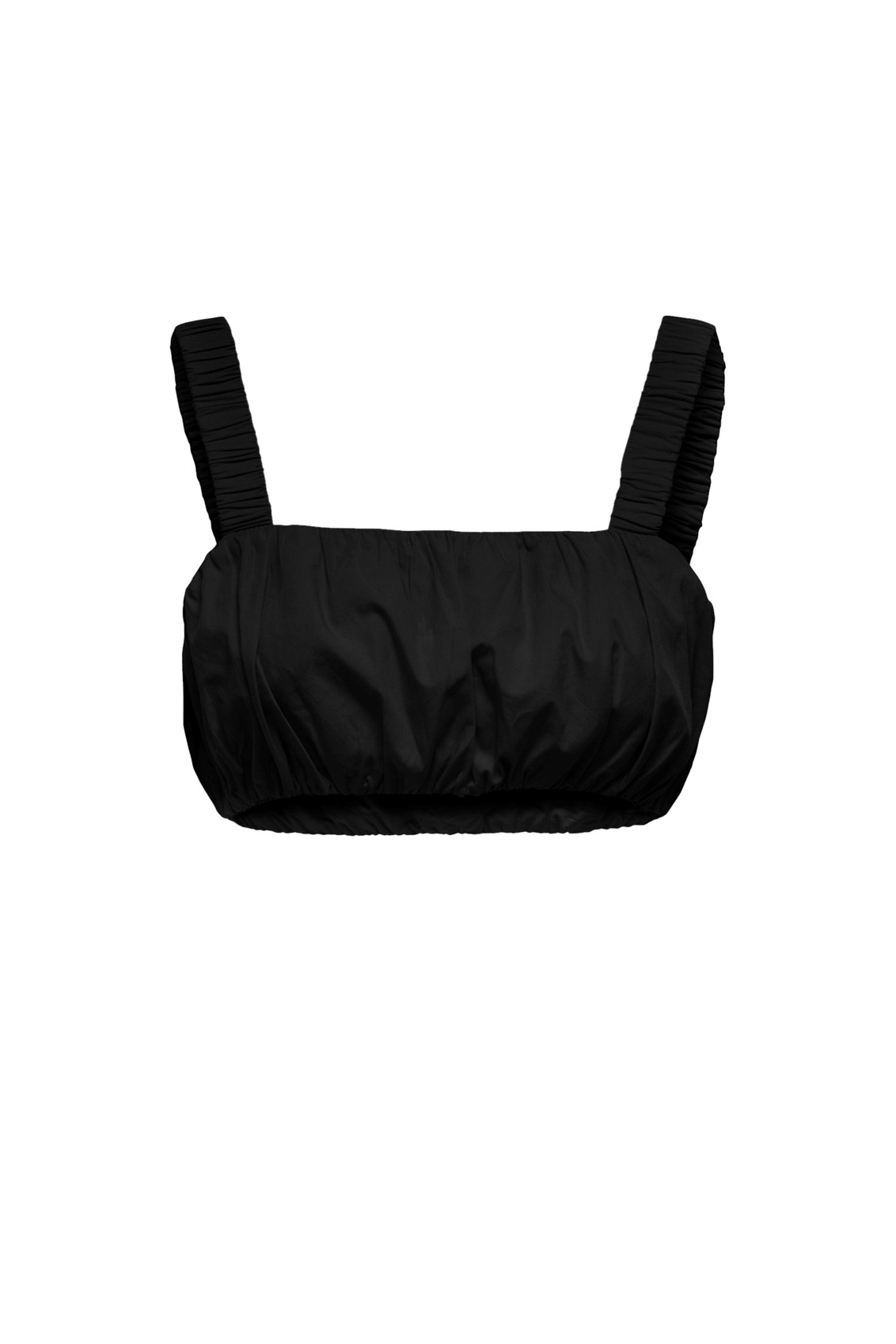 Černý top s ramínky