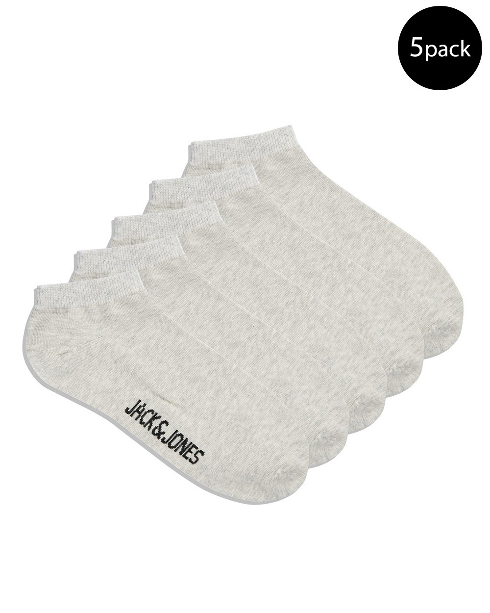 Jack & Jones pánske neviditeľné ponožky 5-pack