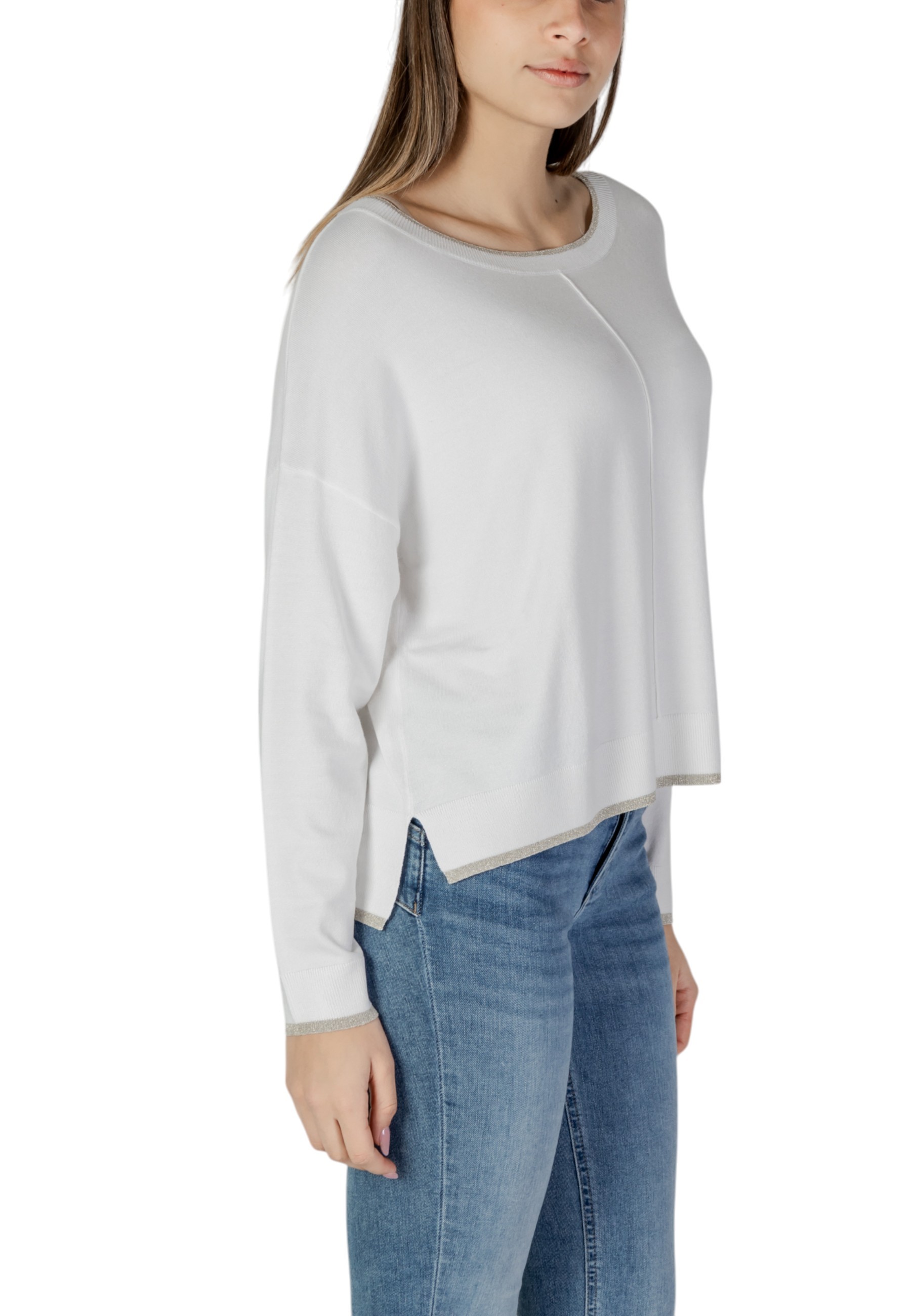 Дамски пуловер с кръгло деколте Liu Jo