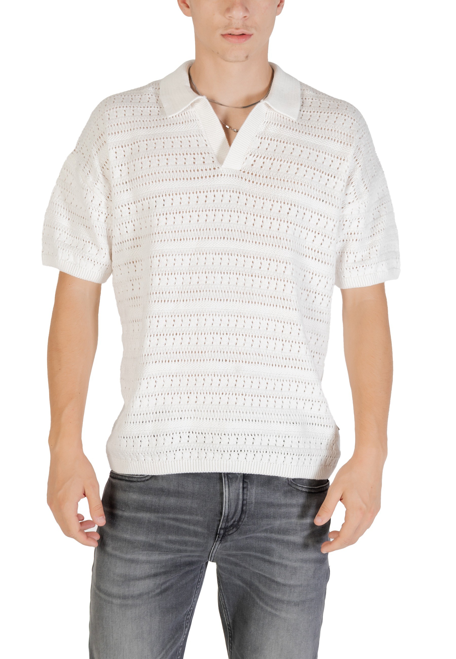 Bílé pánské polo triko Only &amp; Sons