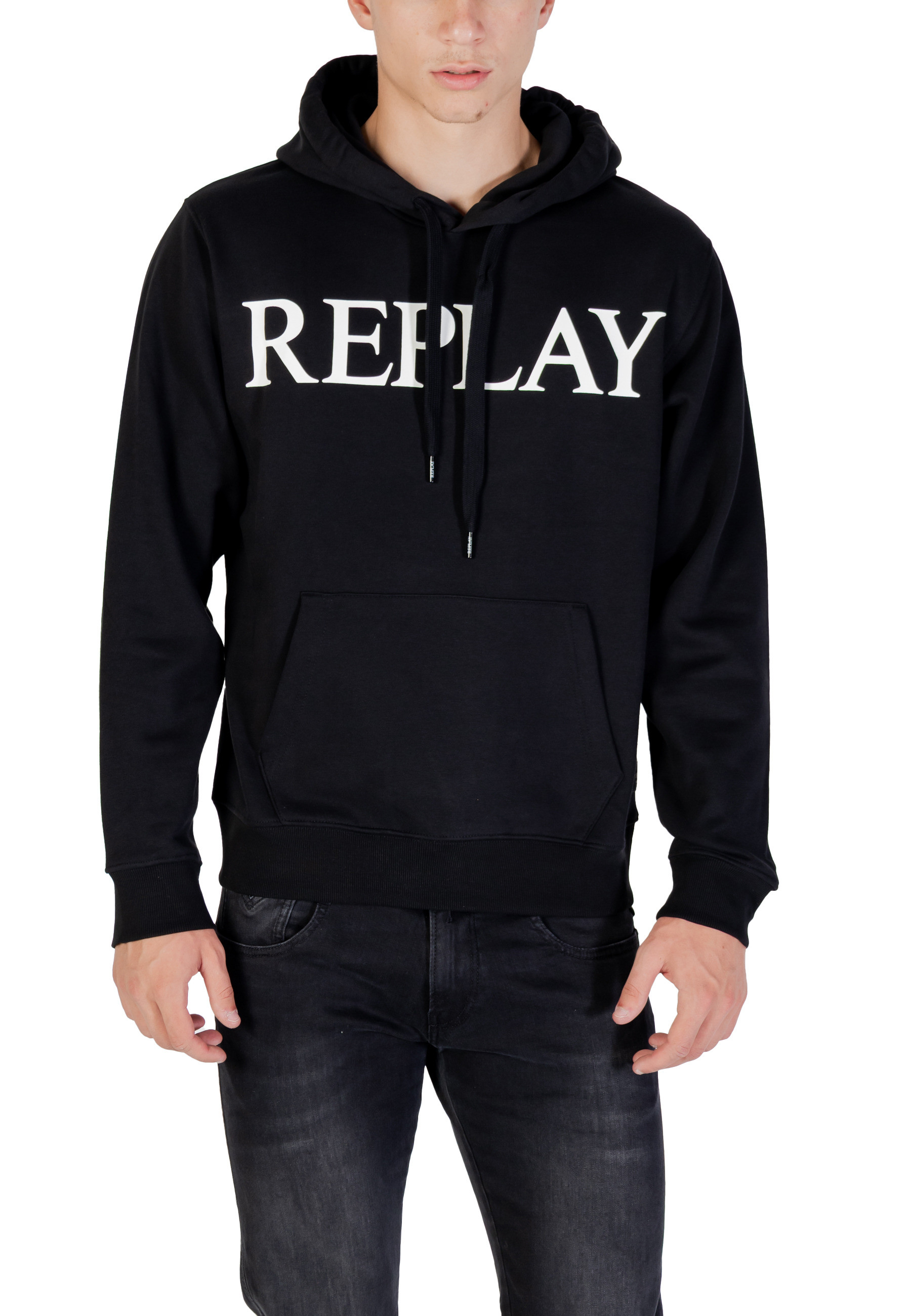 Pánska mikina Replay s kapucňou