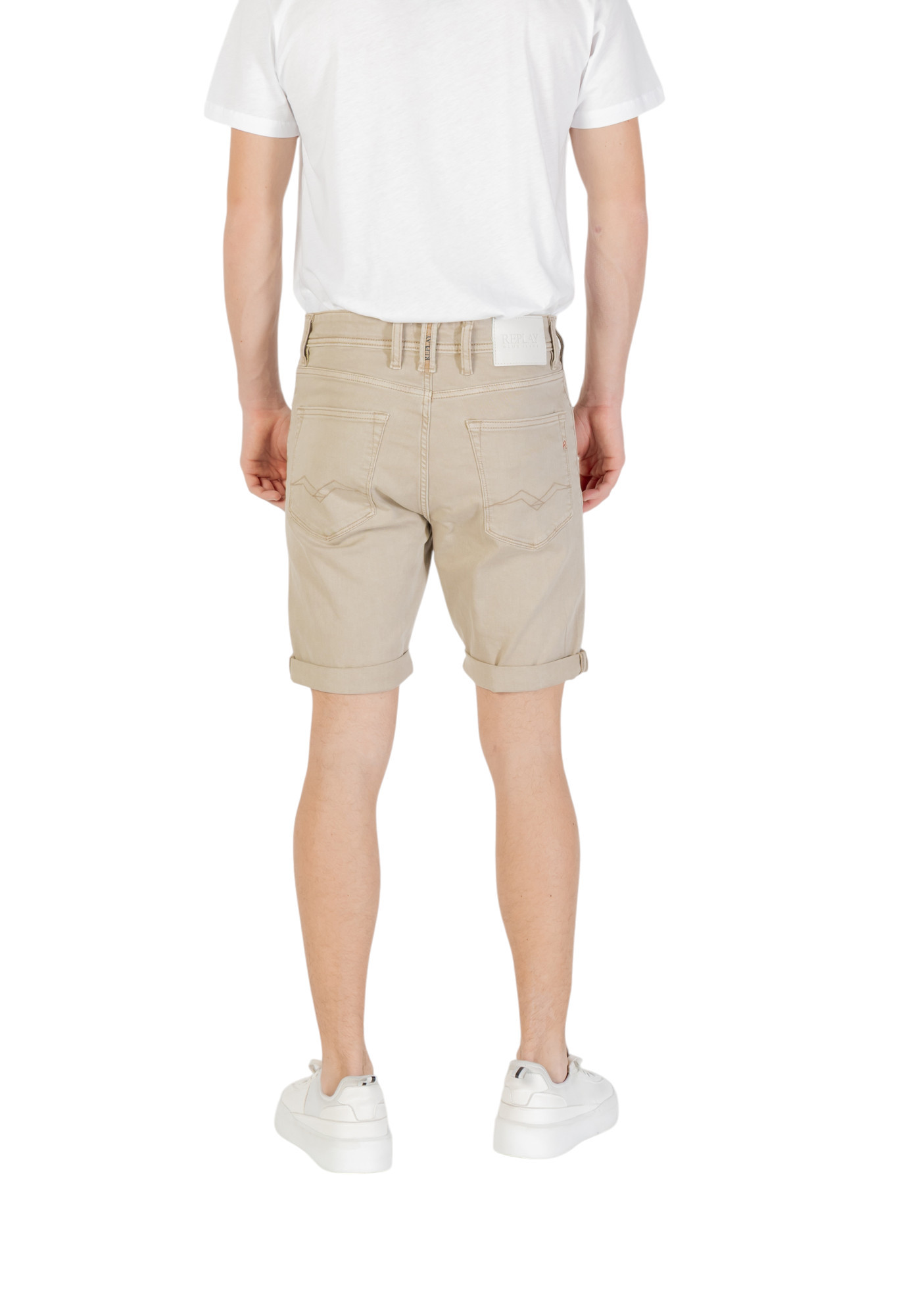 Pánské béžové bermudy Replay