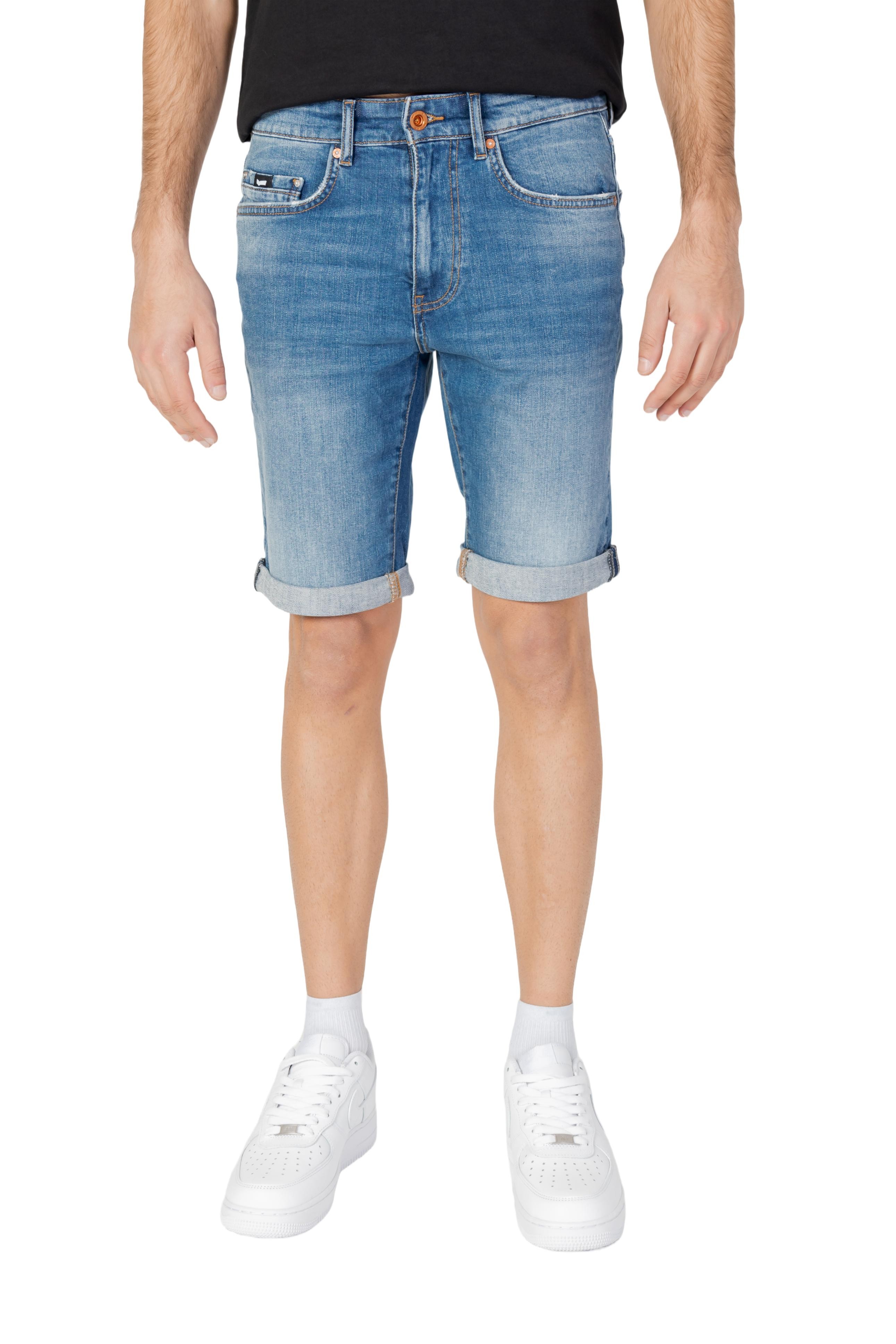 Pánske rifľové bermudy Gas