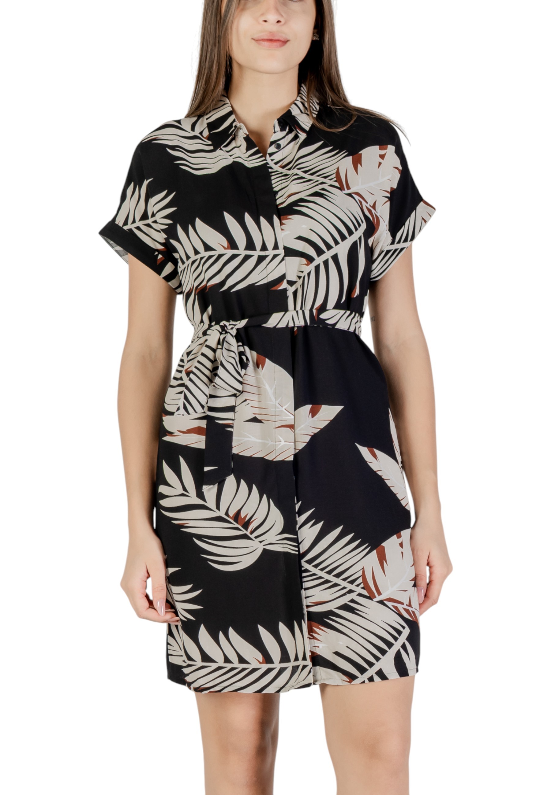 Рокля-риза Vero Moda с флорален принт