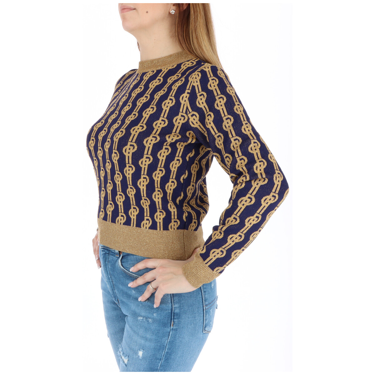 Шарен пуловер Pinko Maglia