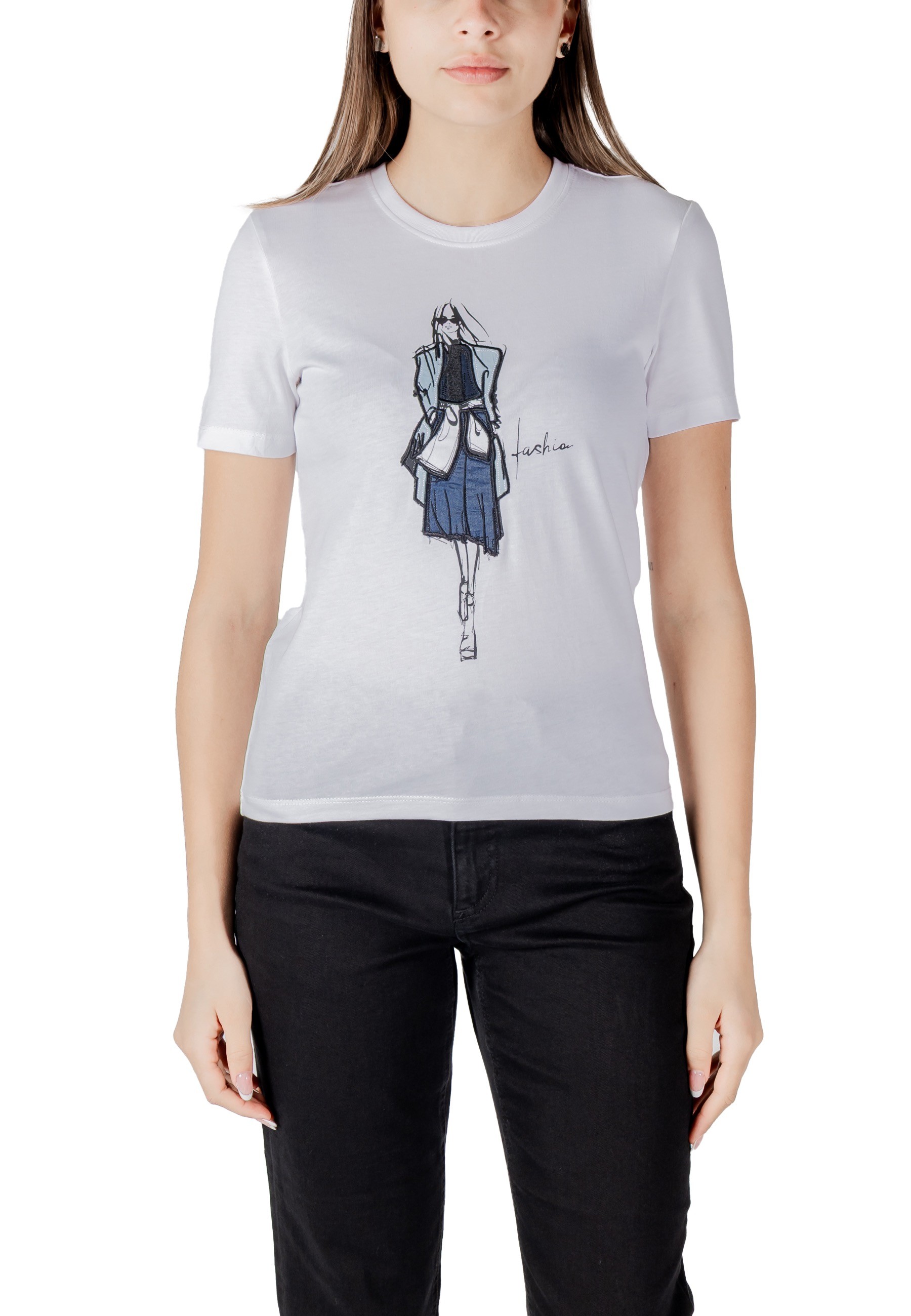 Bílé tričko s potiskem