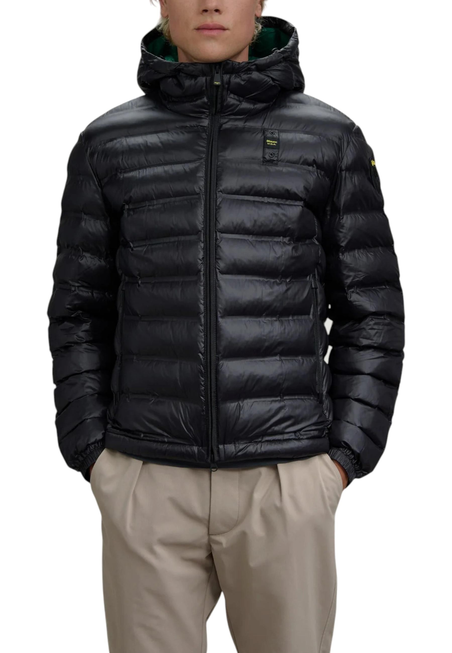 Blauer pánska zimná bunda