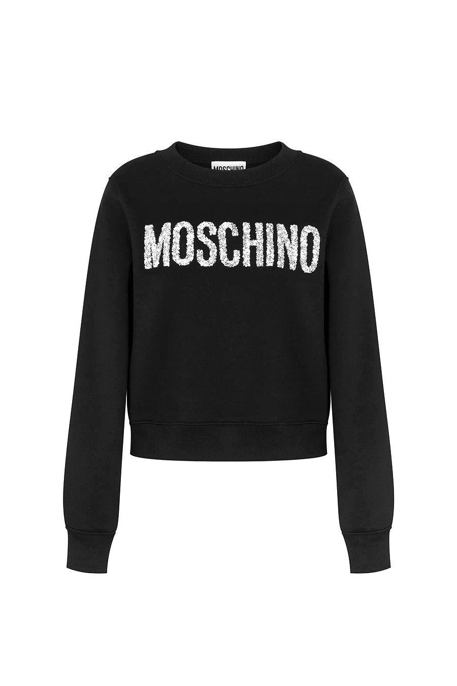 Moschino čierna mikina s potlačou