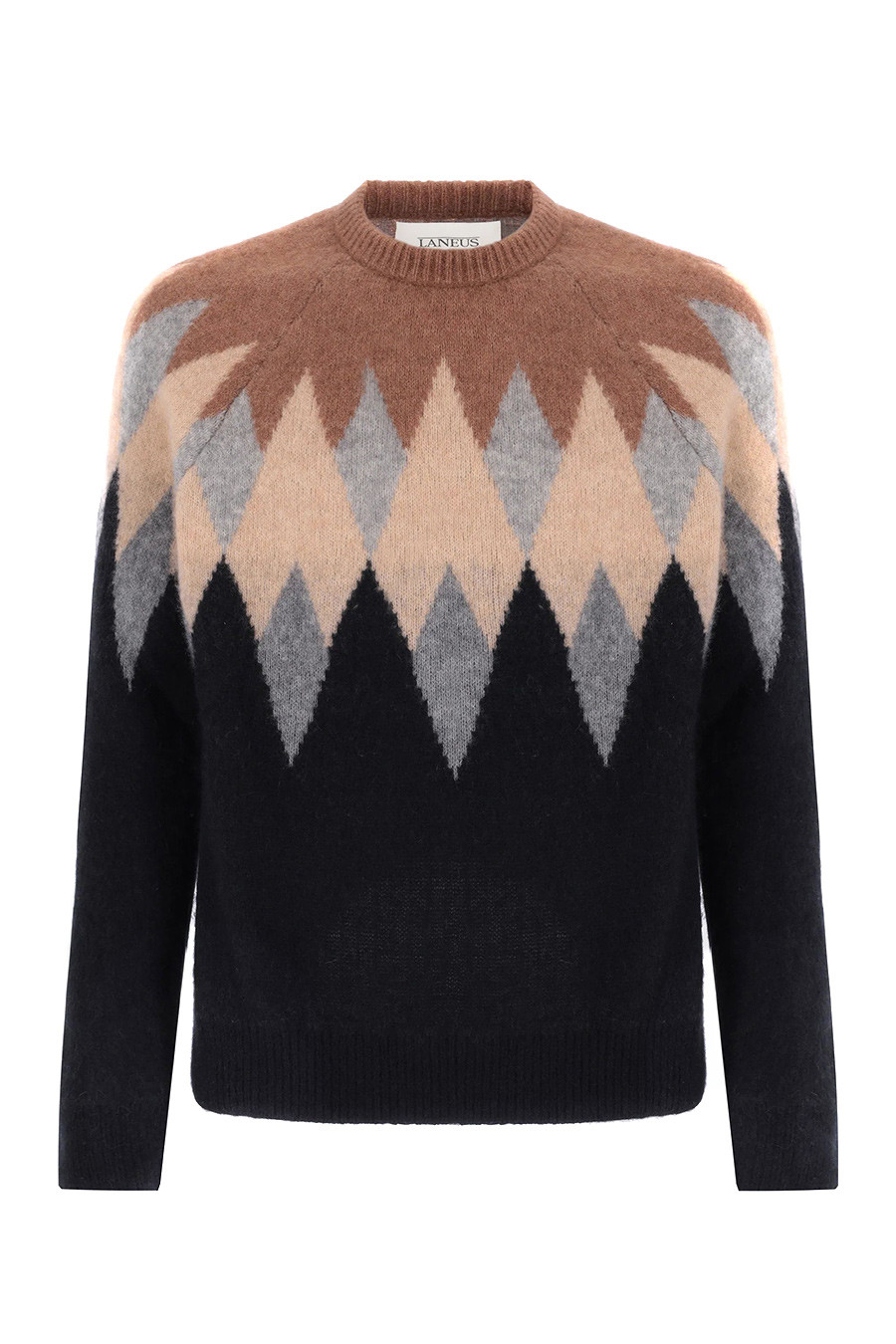Мъжки пуловер с шарки Laneus