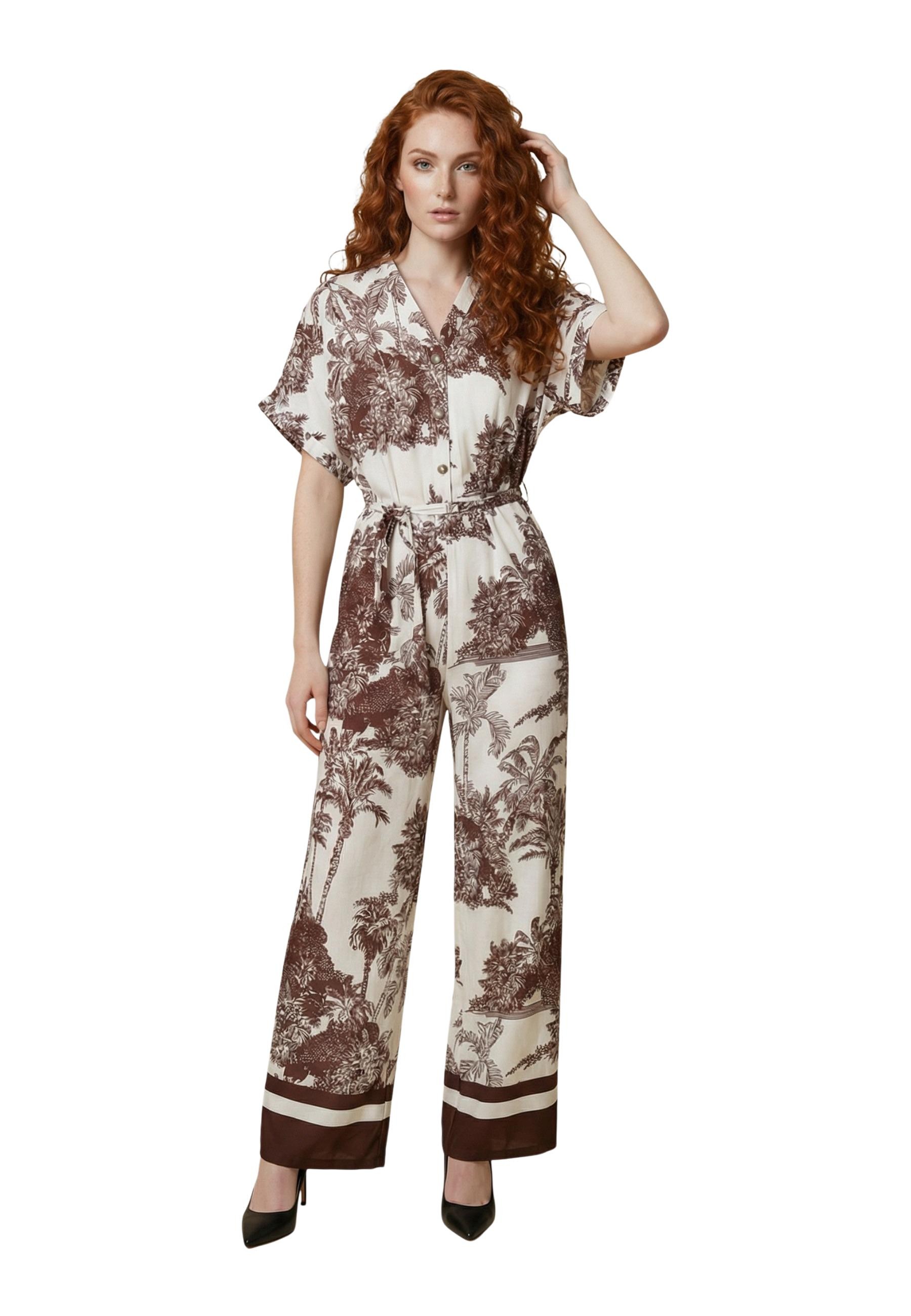 Дамски гащеризон с флорални мотиви Artigli