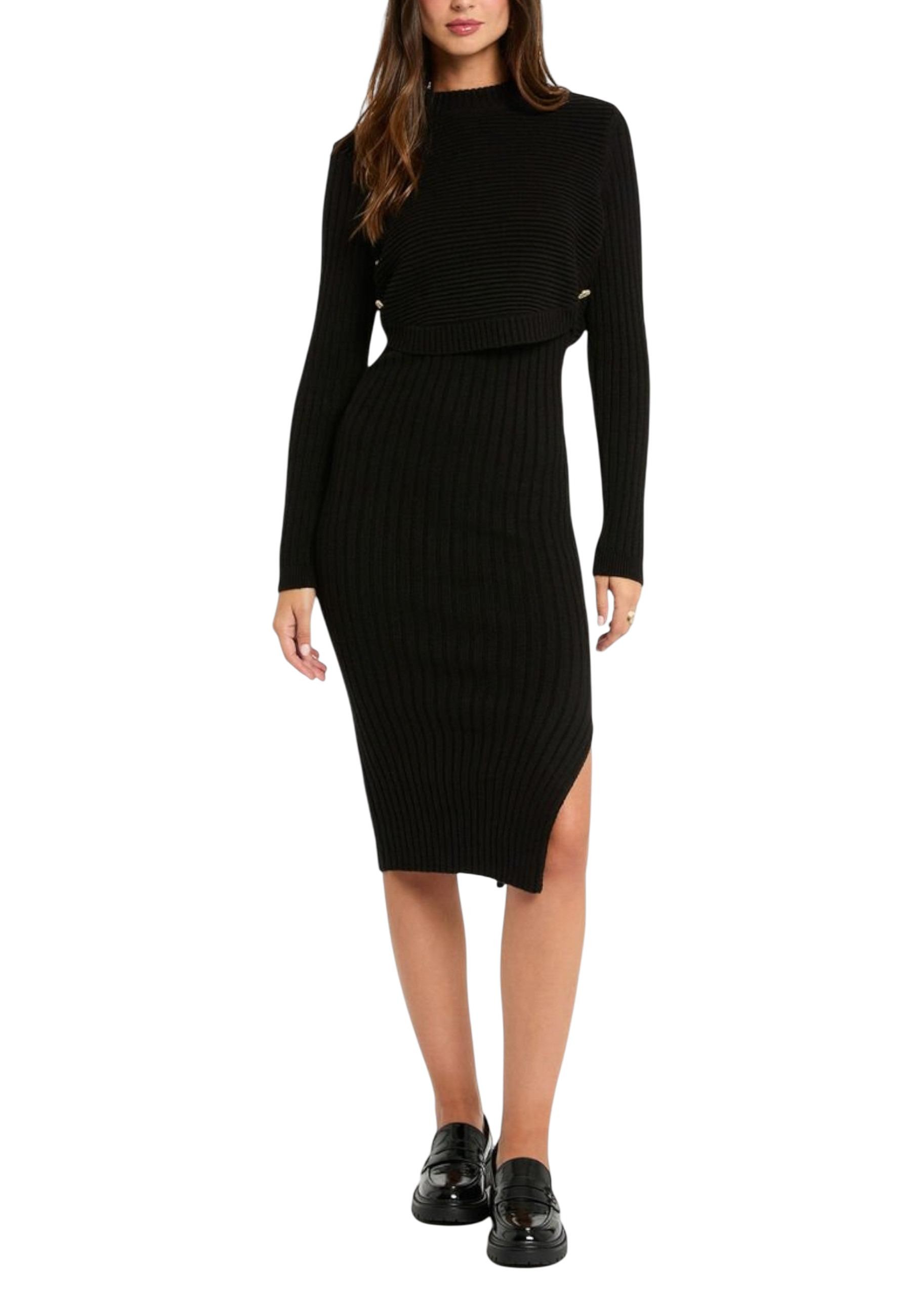 Černé mikinové šaty Morgan De Toi