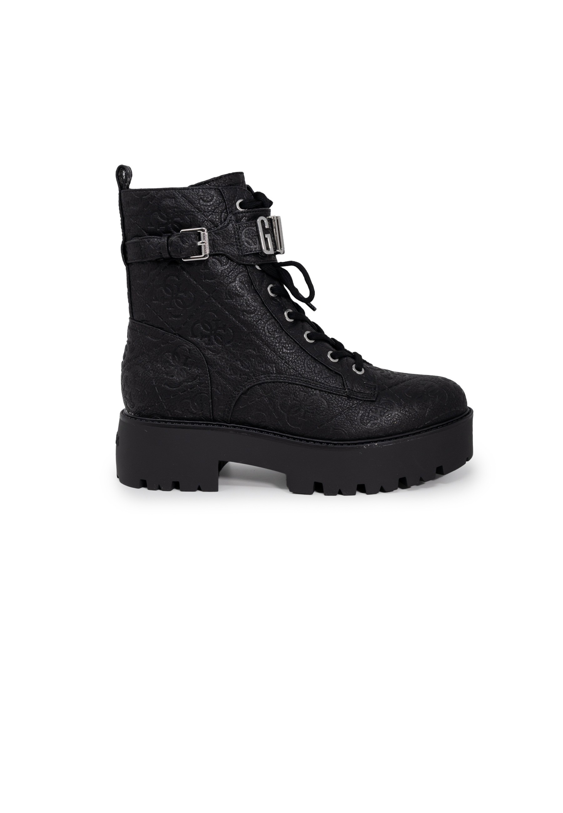 Guess kotníkové boty na šněrování