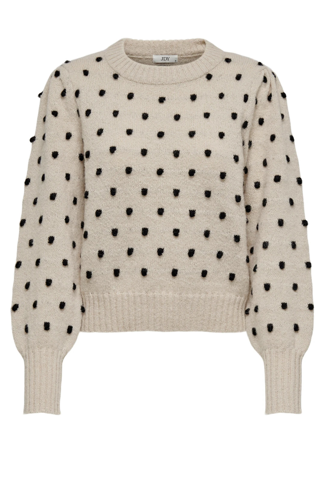 Svetrový pulovr s tečkami