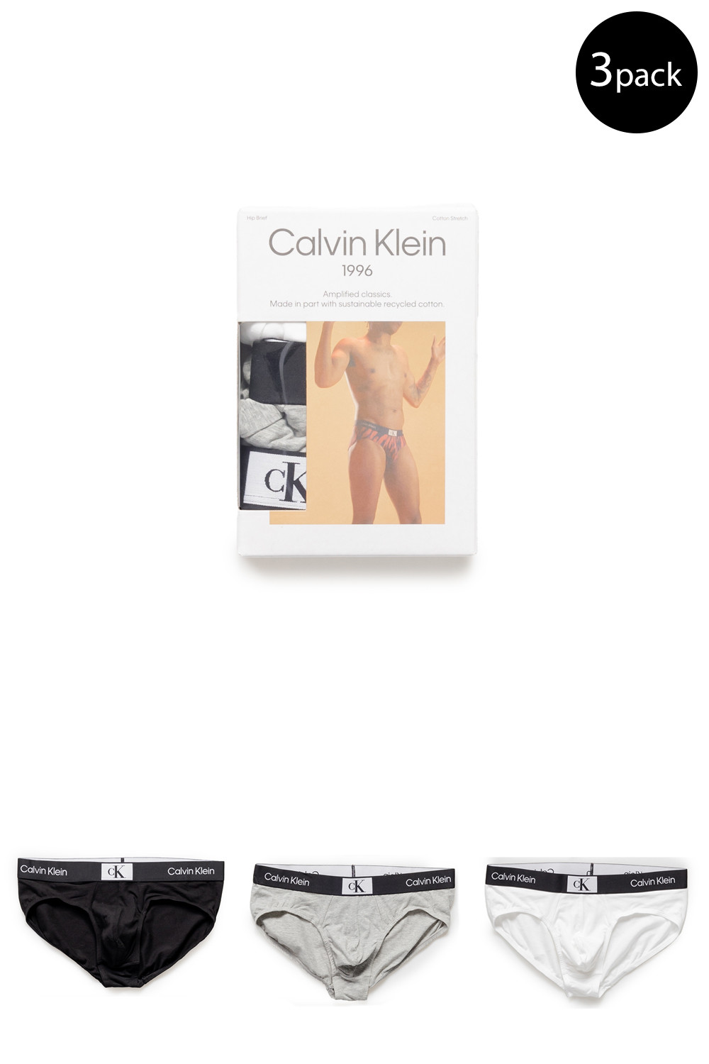 Calvin Klein pánske slipy 3-pack