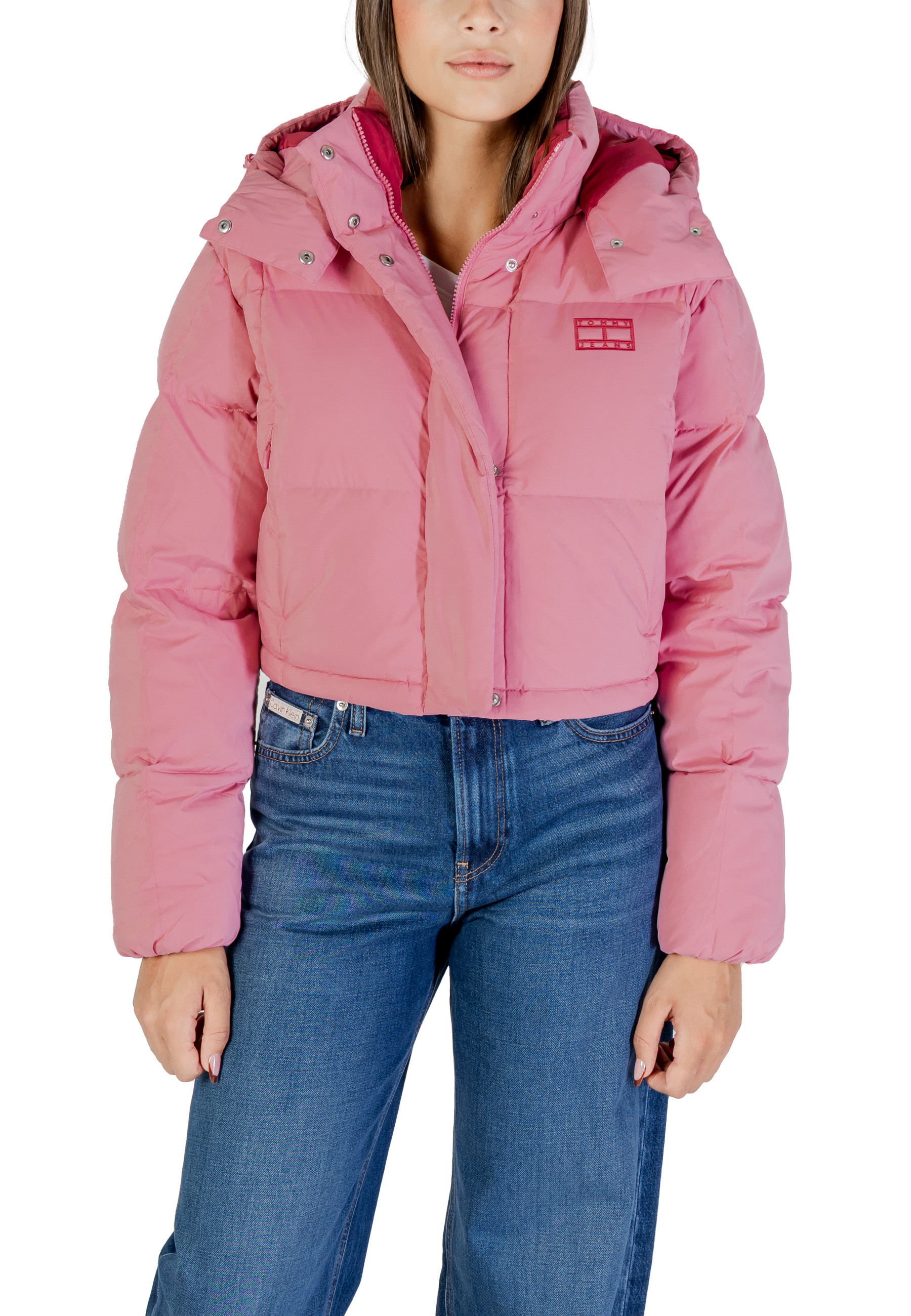 Ružová zimná bunda Tommy Hilfiger