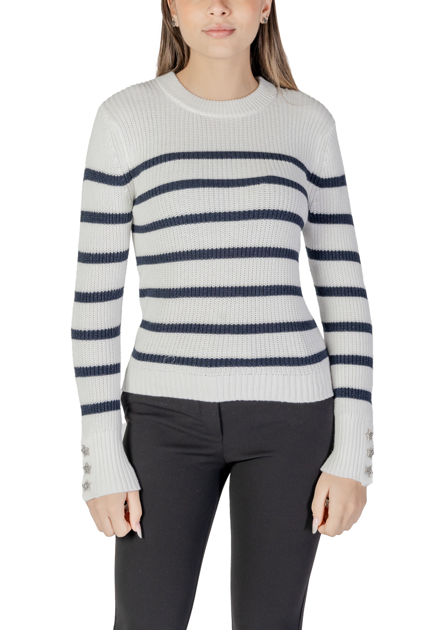 Пуловер на райета Morgan De Toi