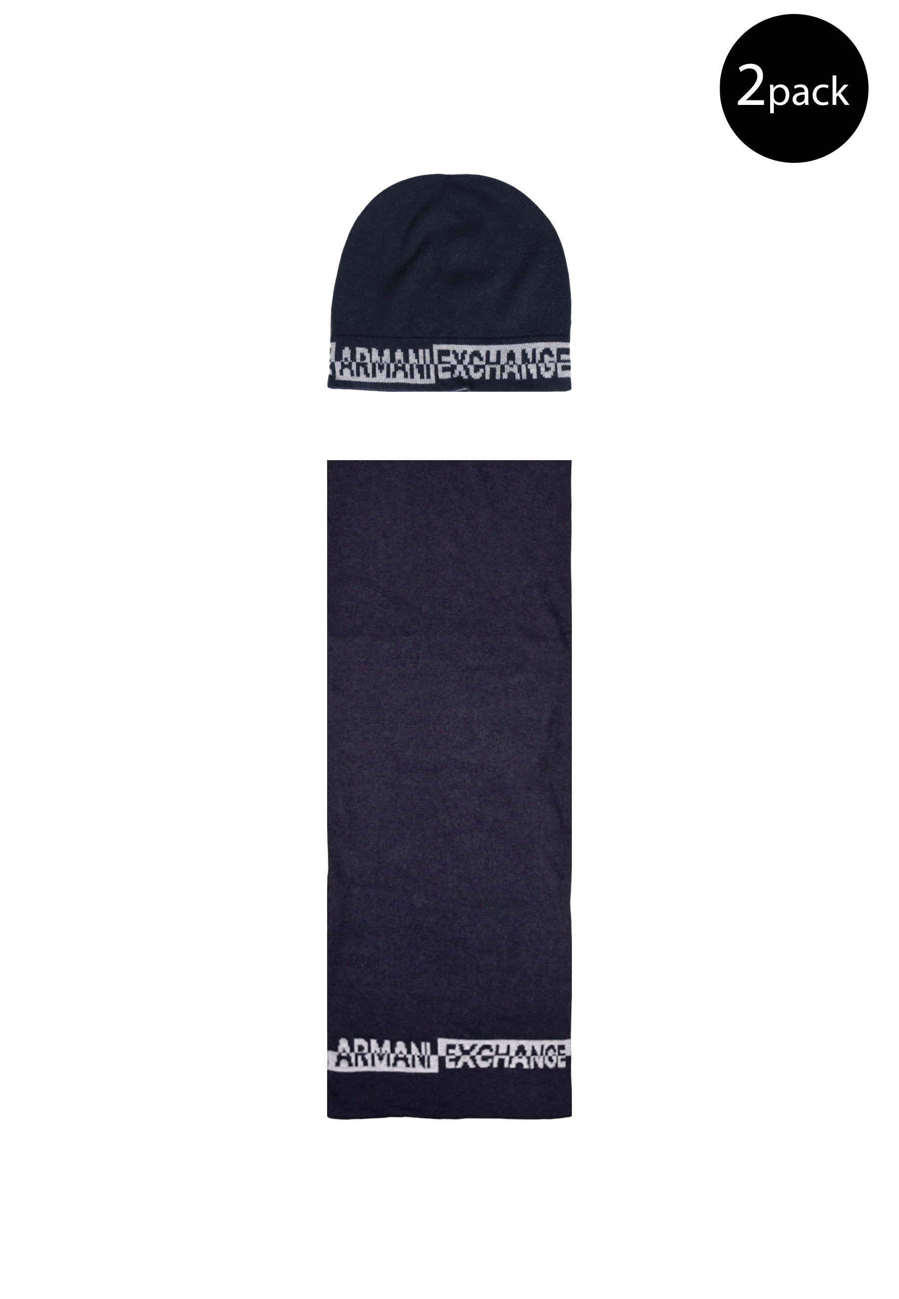 Комплект шапка и шал Armani Exchange