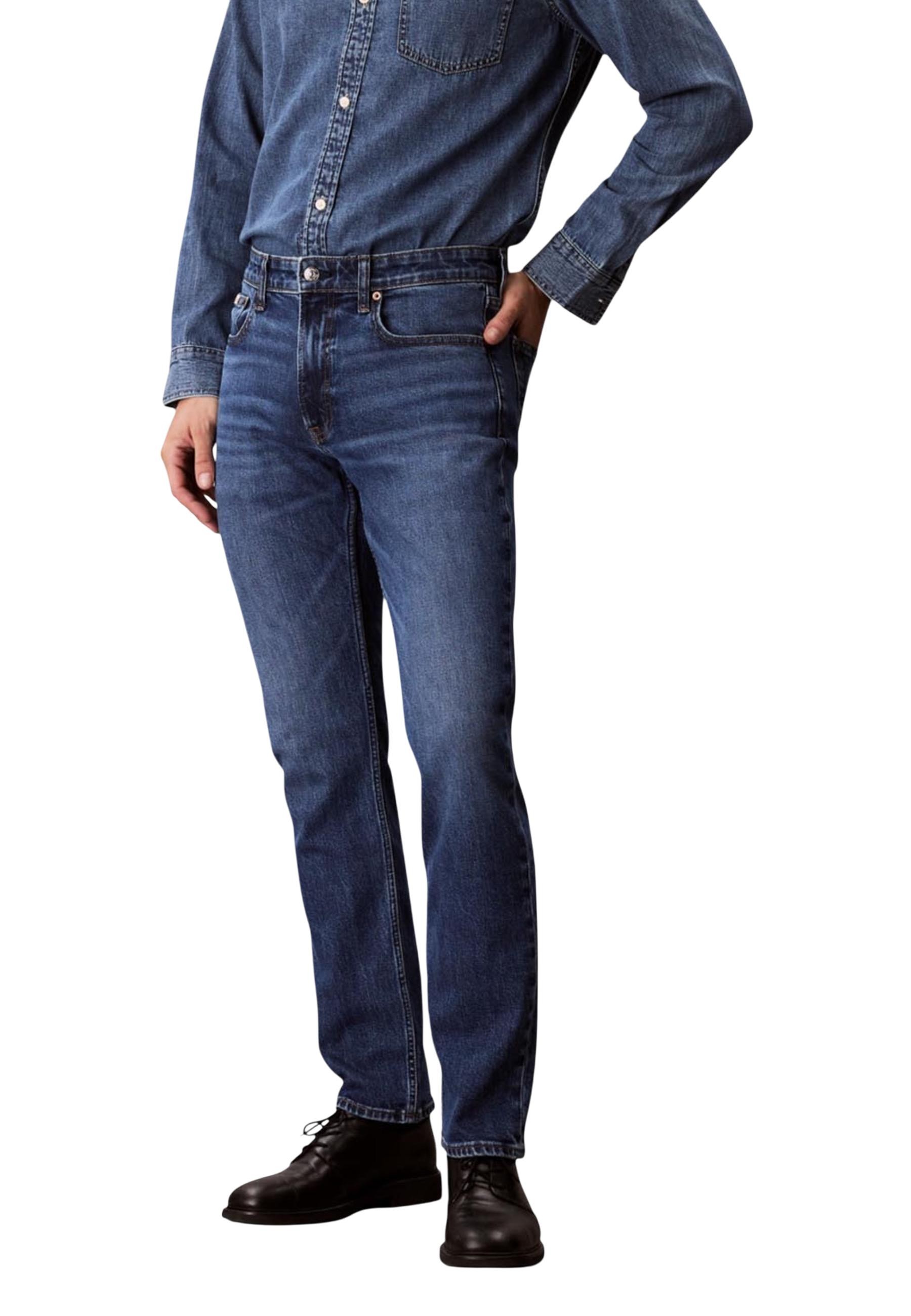 Calvin Klein pánske slim fit rifle