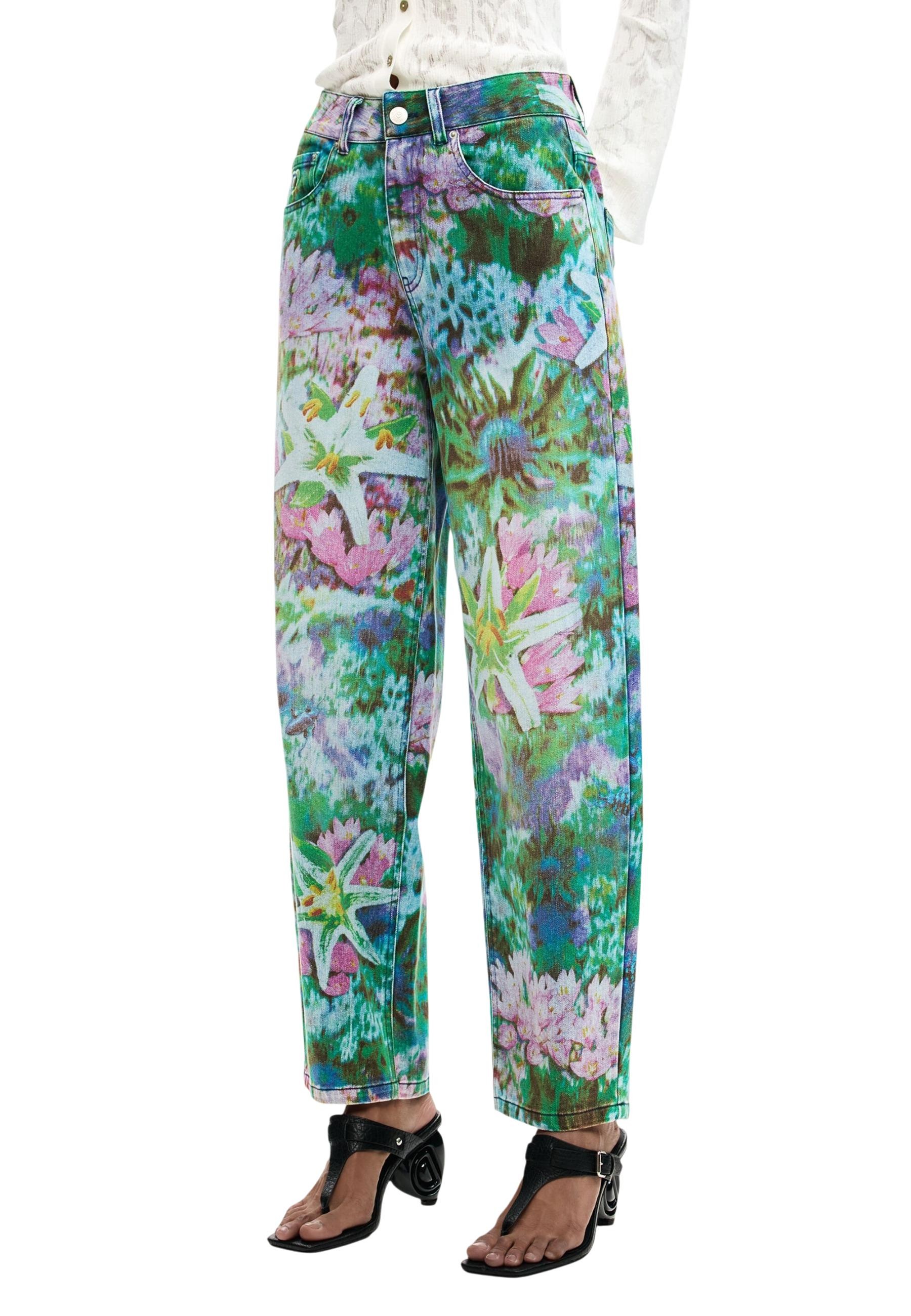 Desigual dámské vzorované džíny