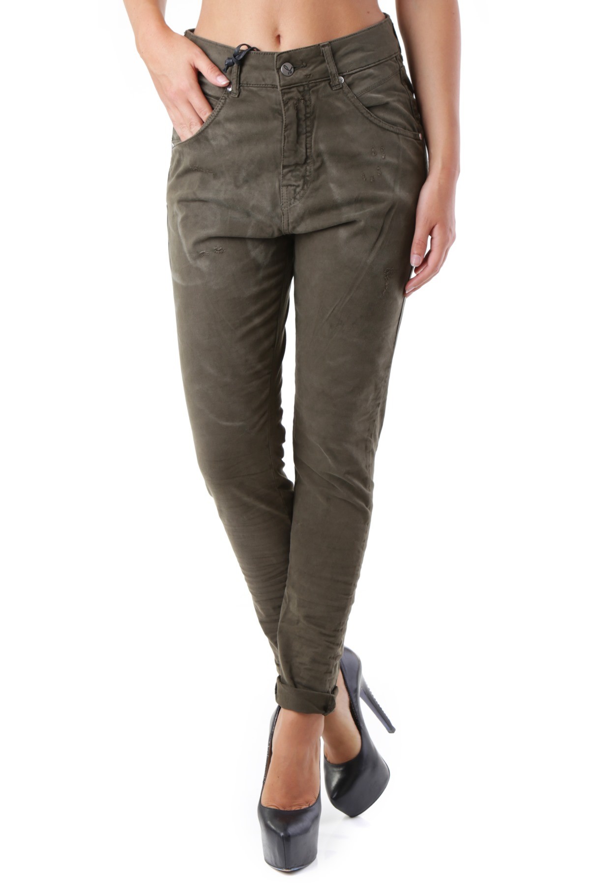 Dámské jednobarevné kalhoty