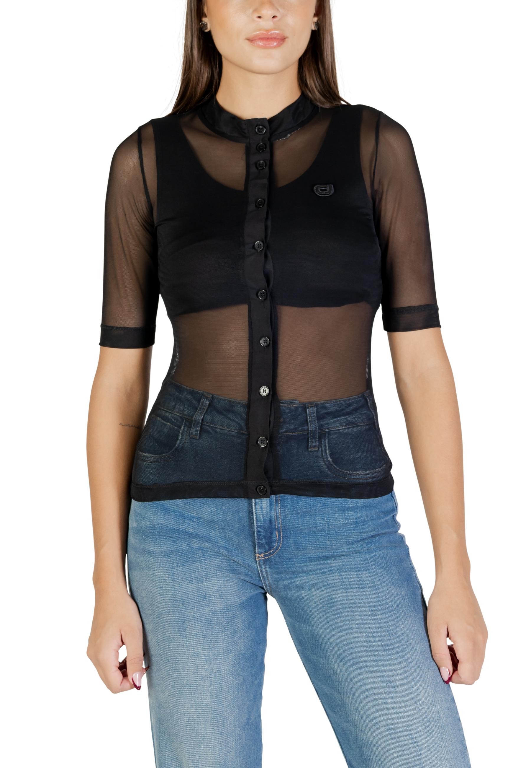 Průsvitná halenka Colcci s krátkým rukávem