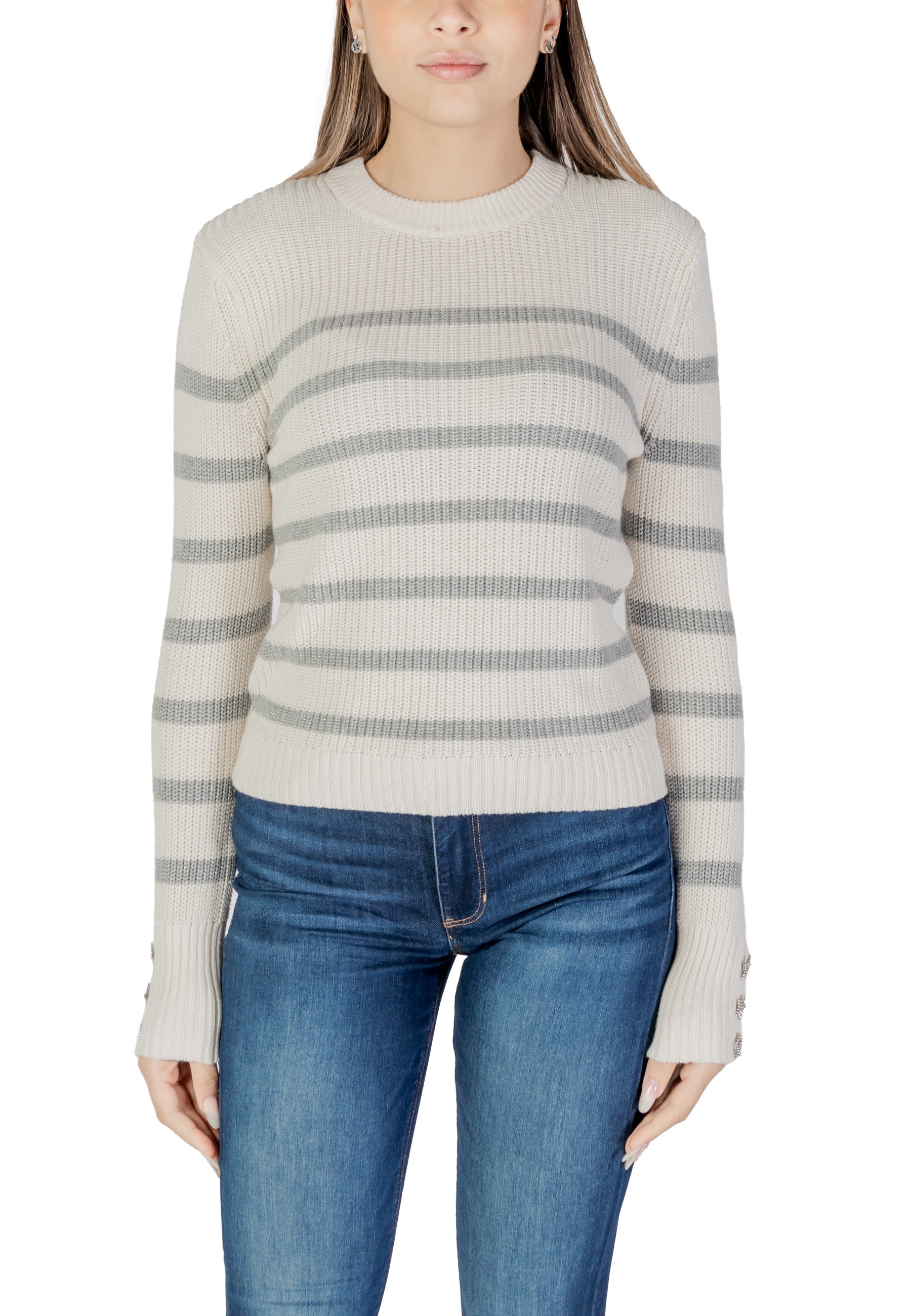 Пуловер на райета Morgan De Toi