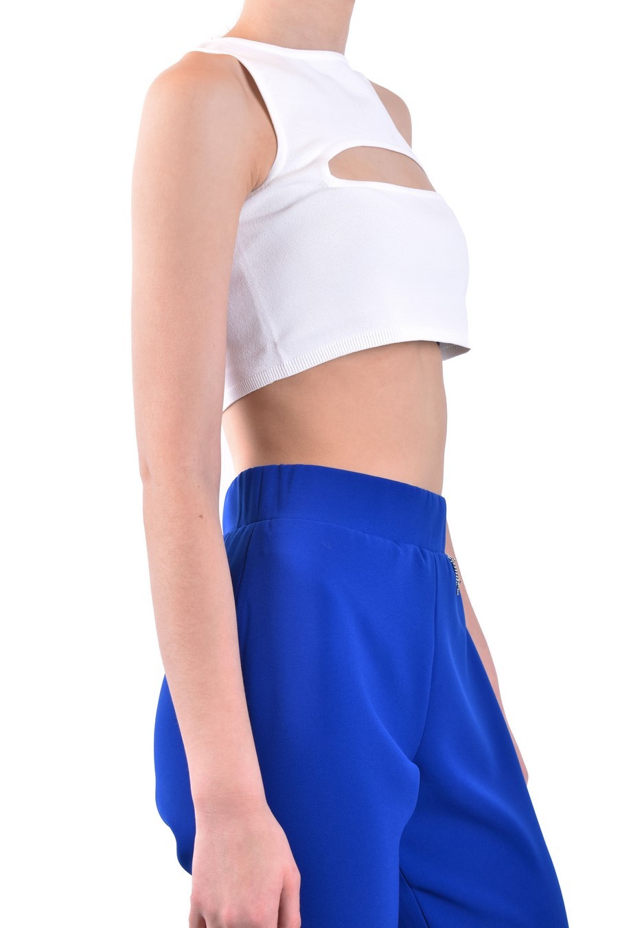 Bílý crop top Dsquared2