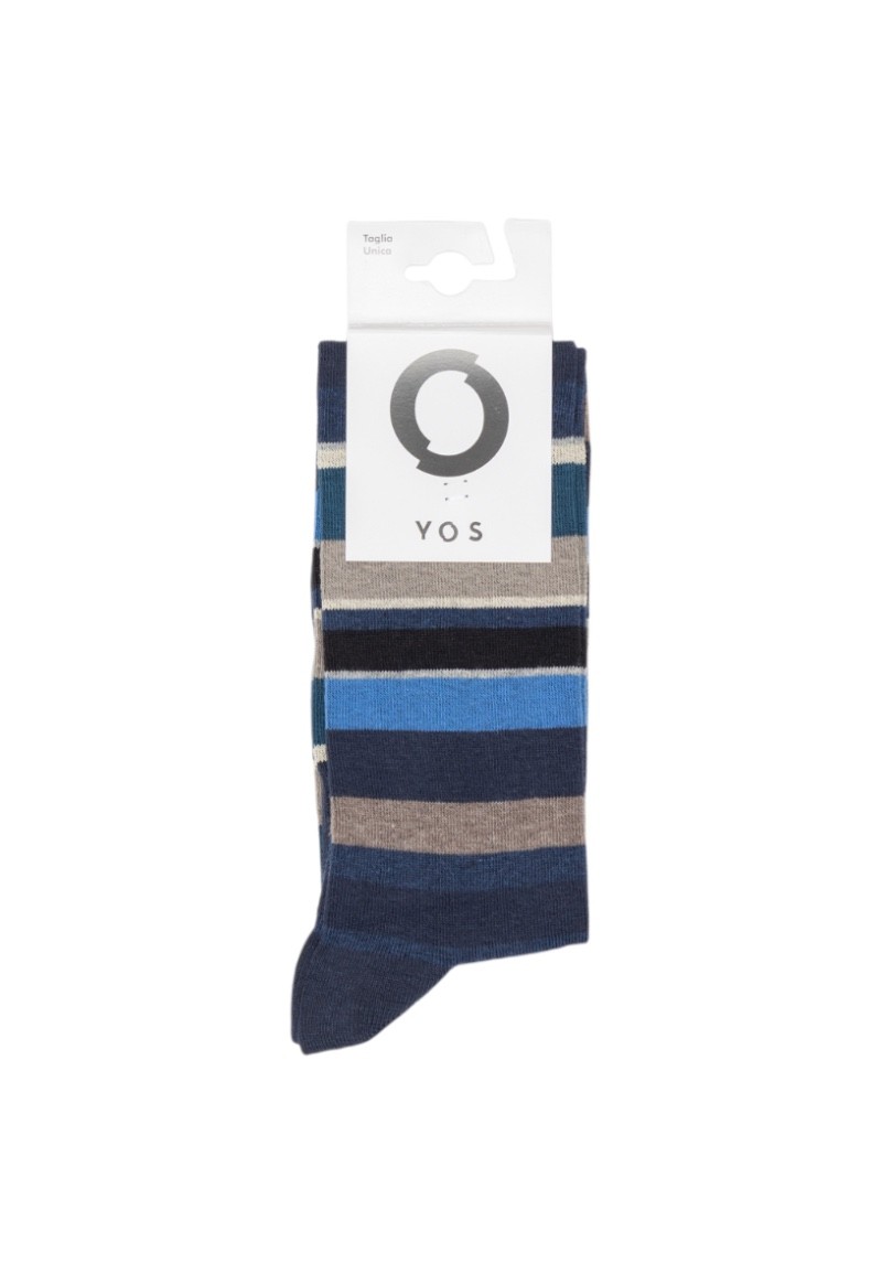 Pánské pruhované podkolenky Yos