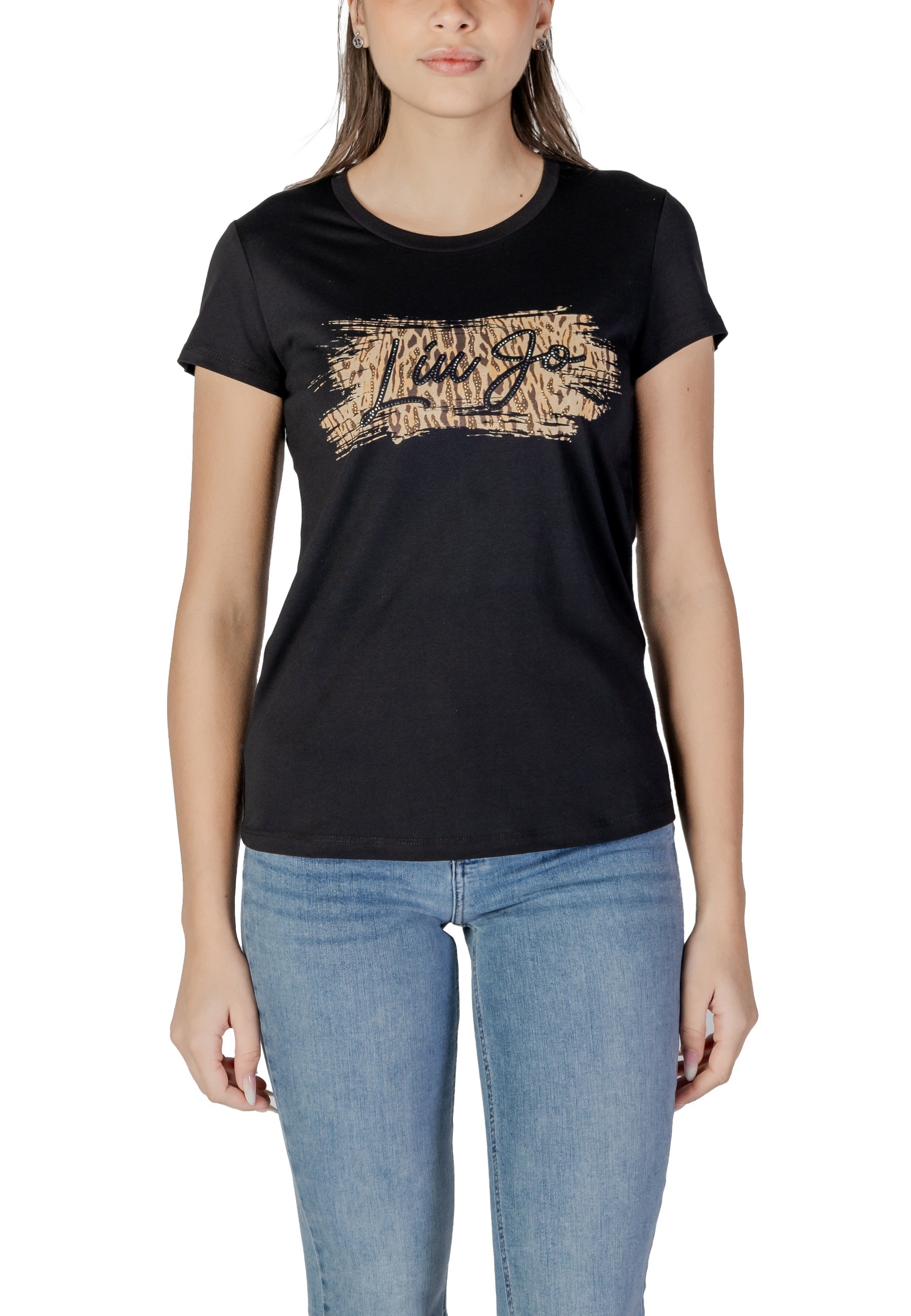 Черна тениска Liu Jo с щампа