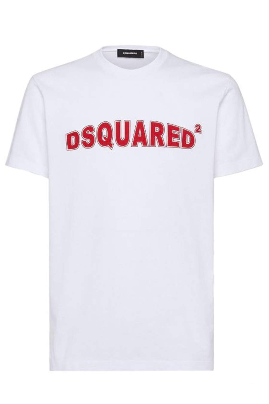 Бяла тениска с къс ръкав Dsquared2