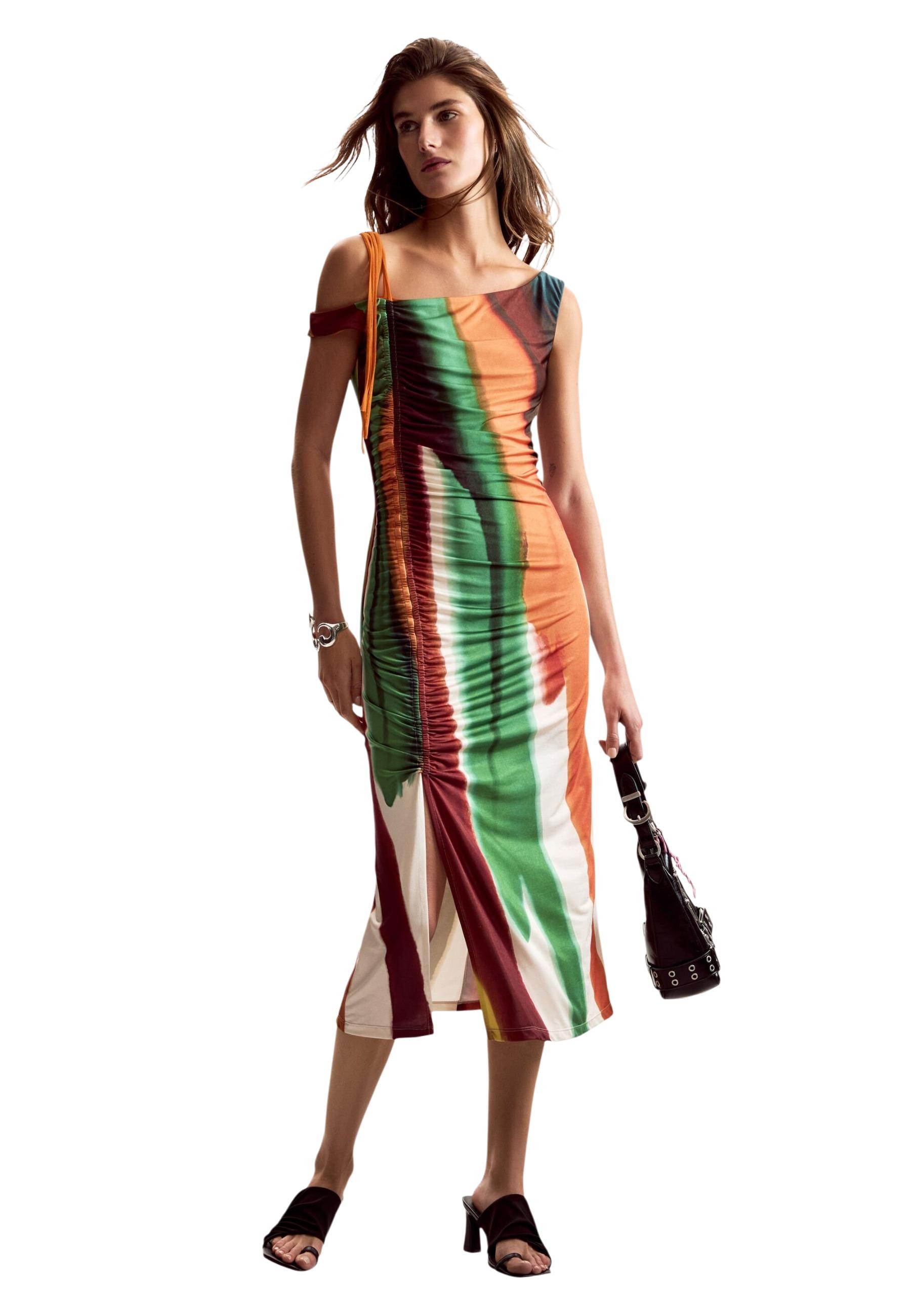 Desigual dámské šaty s pruhy