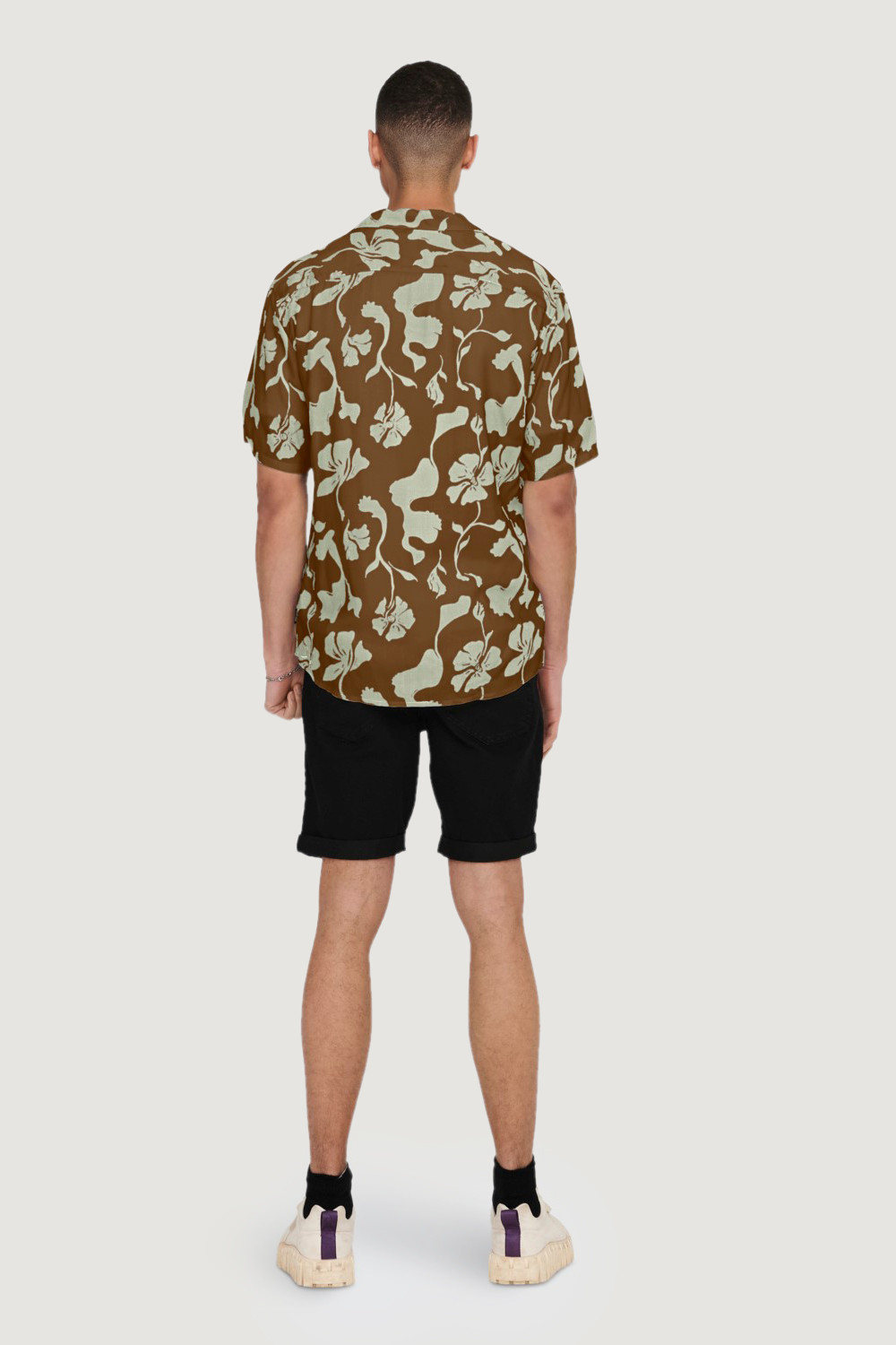 Мъжка риза с къс ръкав Only & Sons