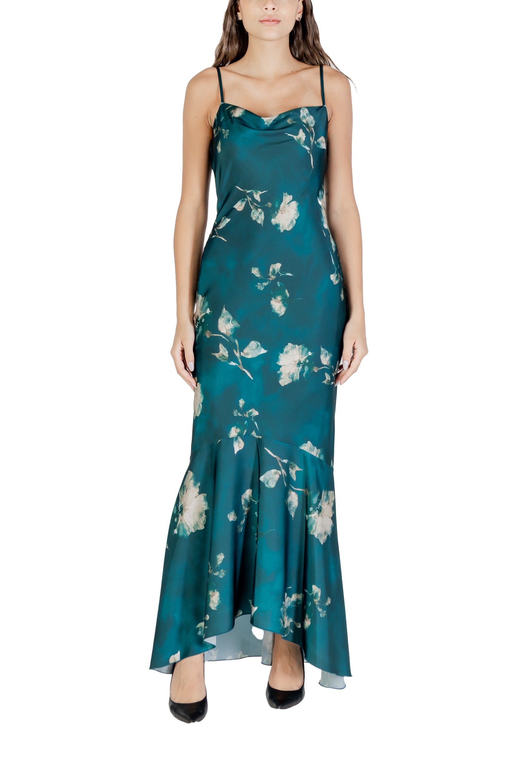 Рокля с флорален принт Риначименто