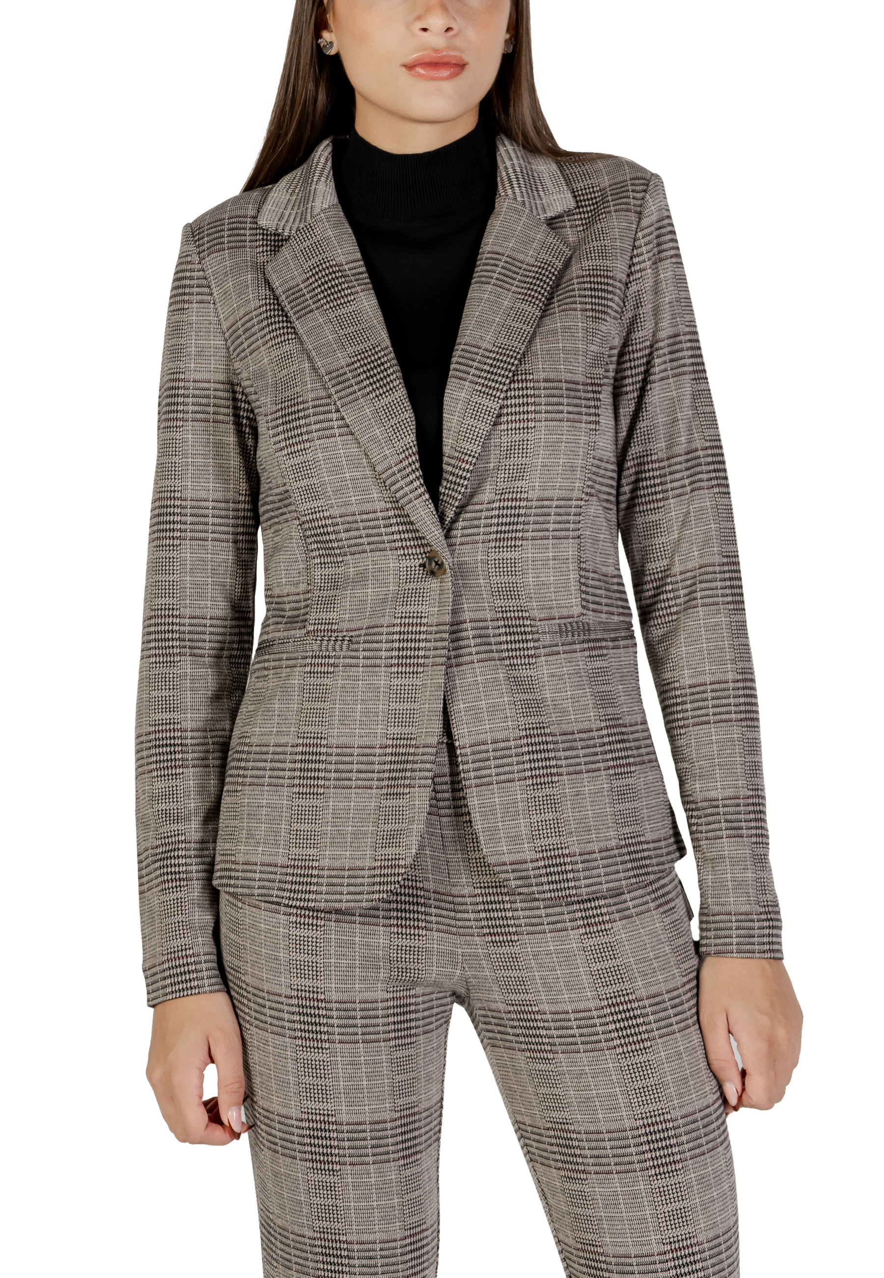 Dámské kárované sako Ichi