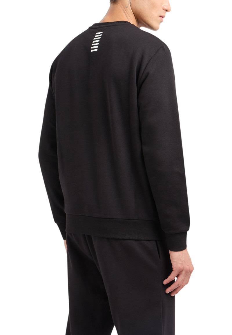Черен суитшърт EA7 Emporio Armani