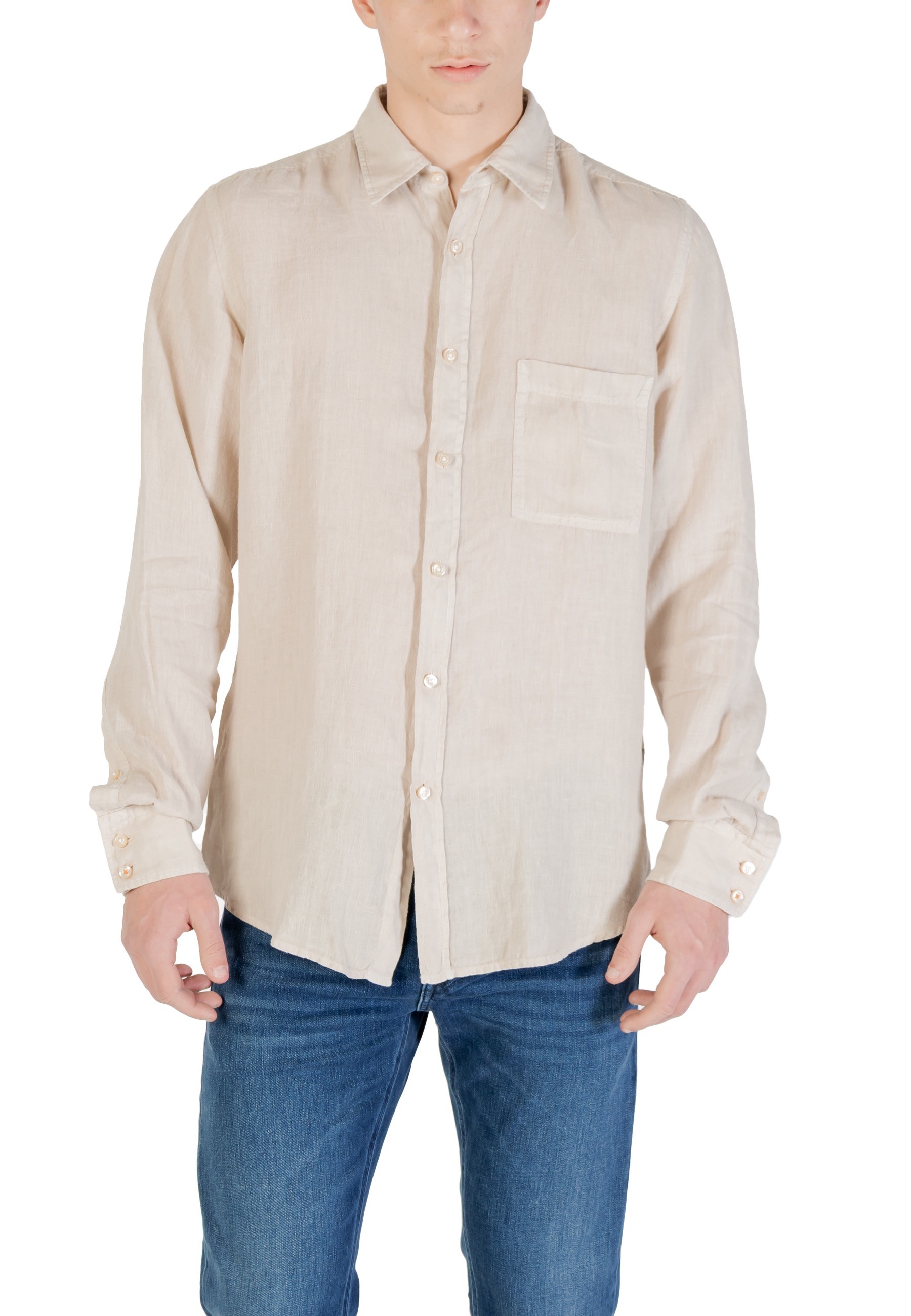 Мъжка ленена риза Boss