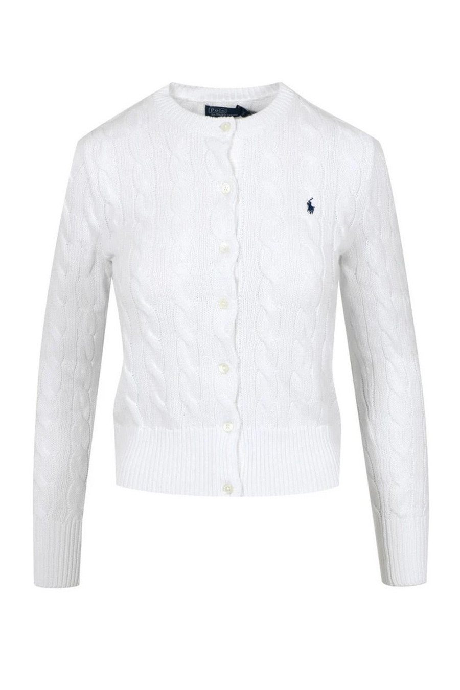 Bílý cardigan Polo Ralph Lauren