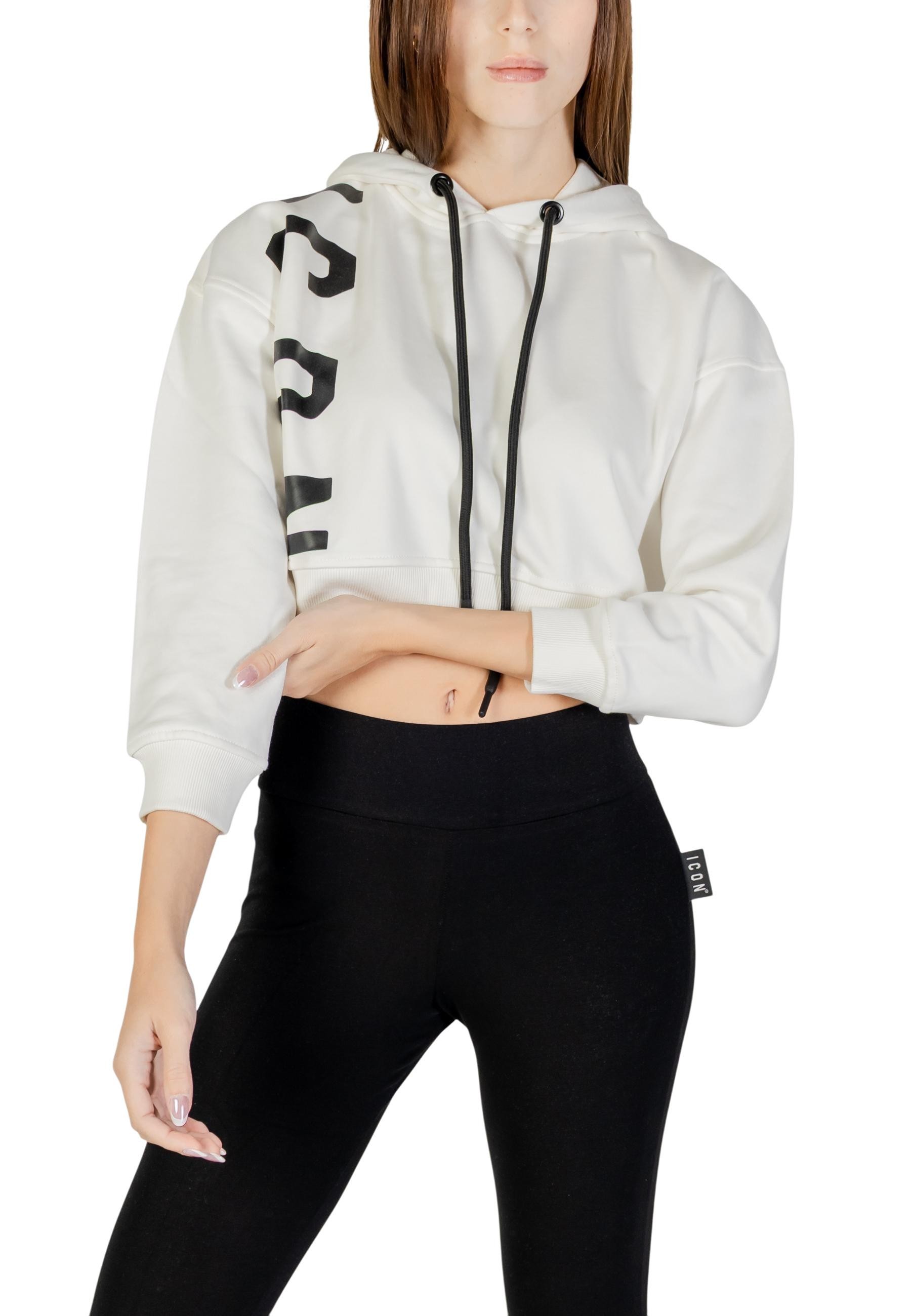 Dámská crop mikina s kapucí