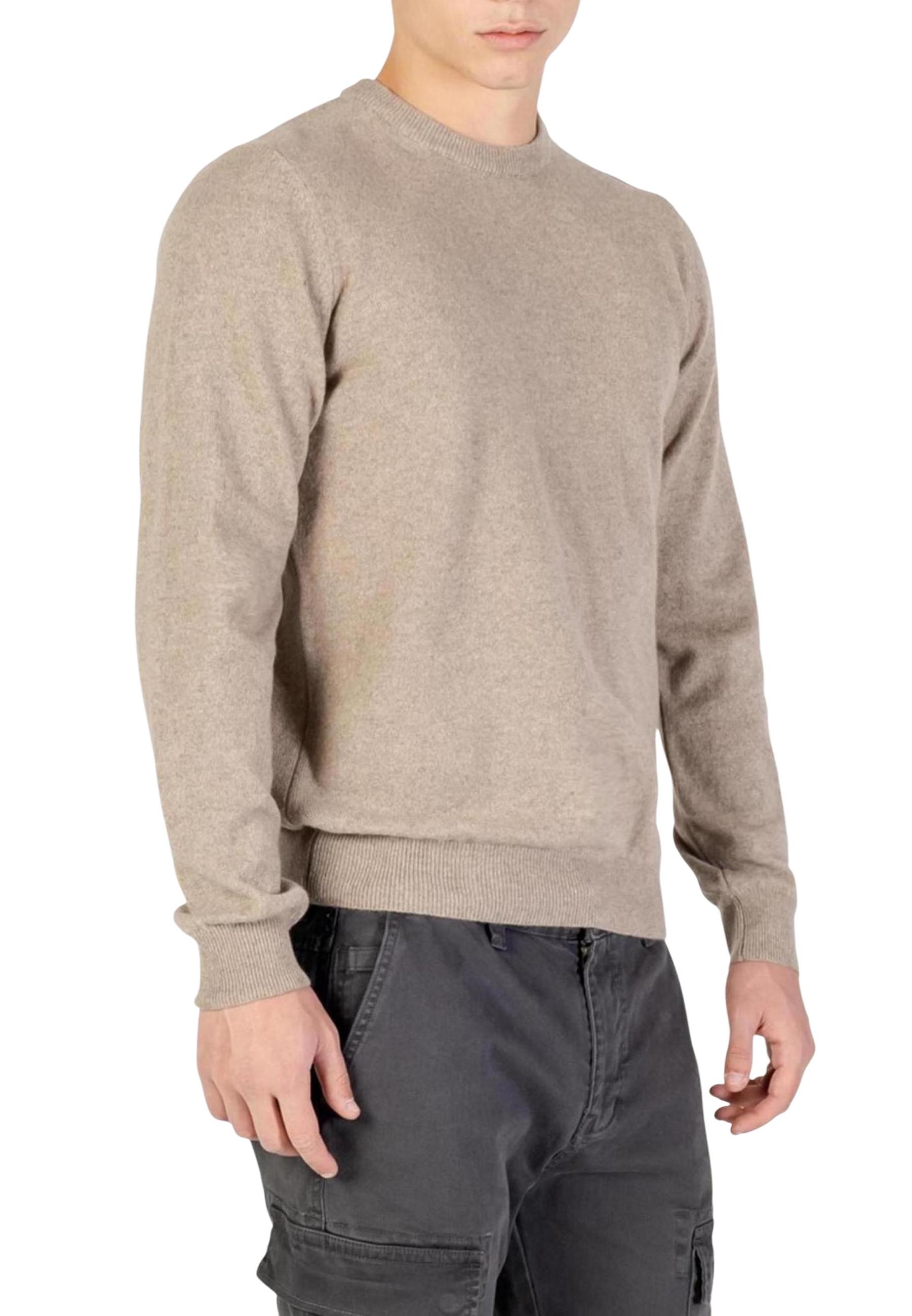 Pánský kašmírový svetr s kulatým výstřihem