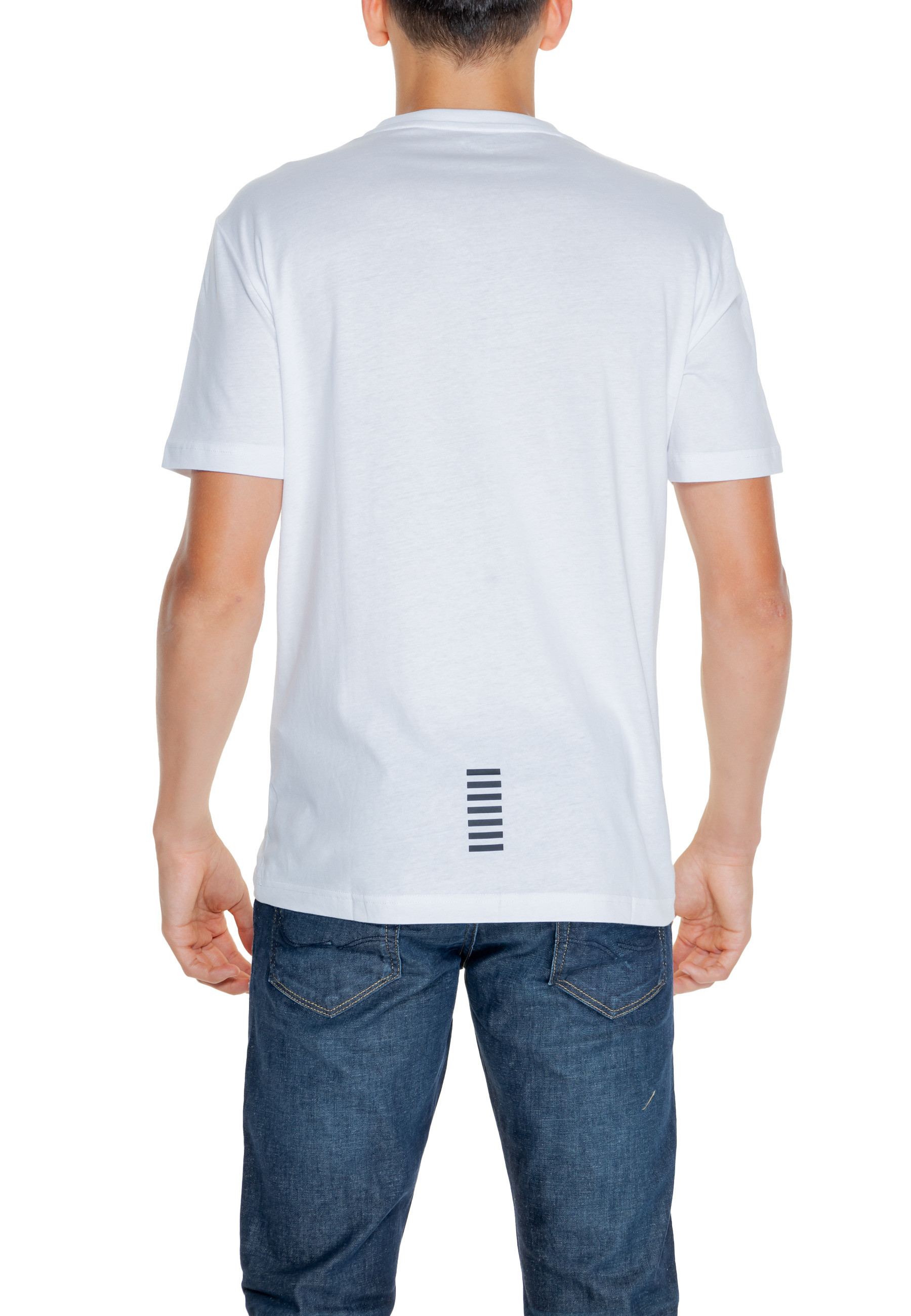 Бяла мъжка тениска Ea7