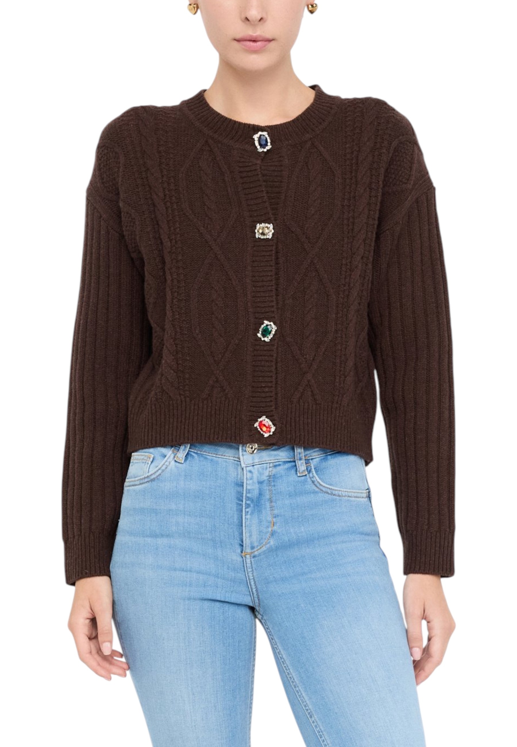 Кафяв кардиган Liu Jo