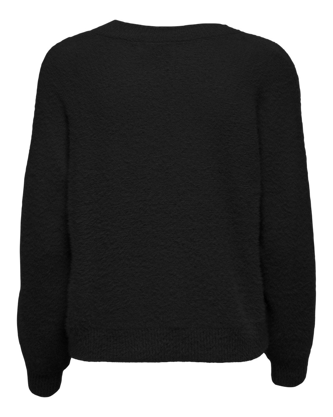 Černý svetr Only s výstřihem do V