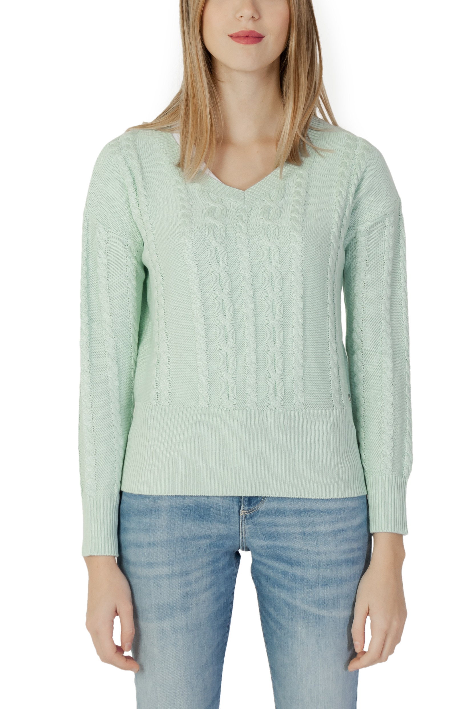 Svetrový pulovr Guess s výstřihem do V