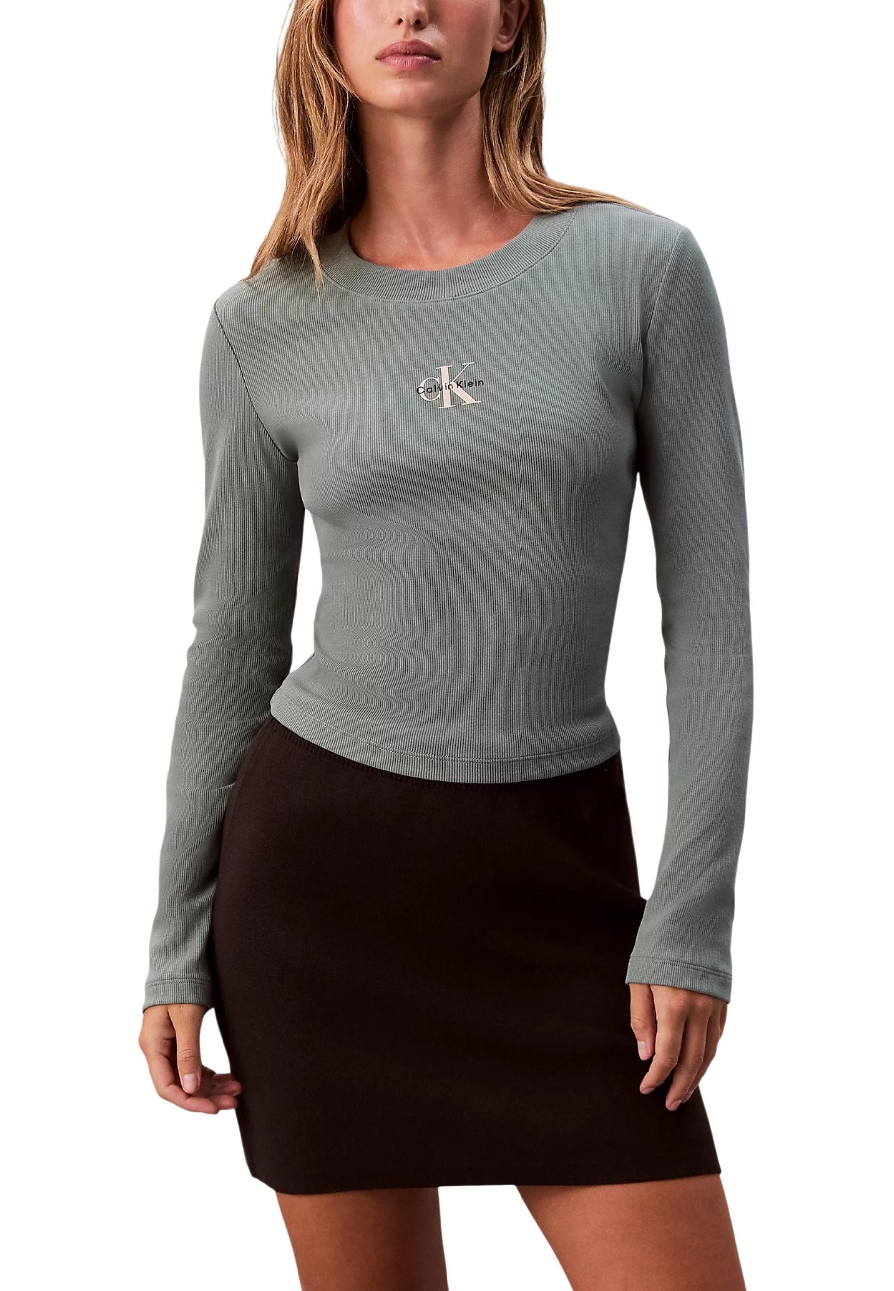 Calvin Klein dámské tričko s dlouhým rukávem